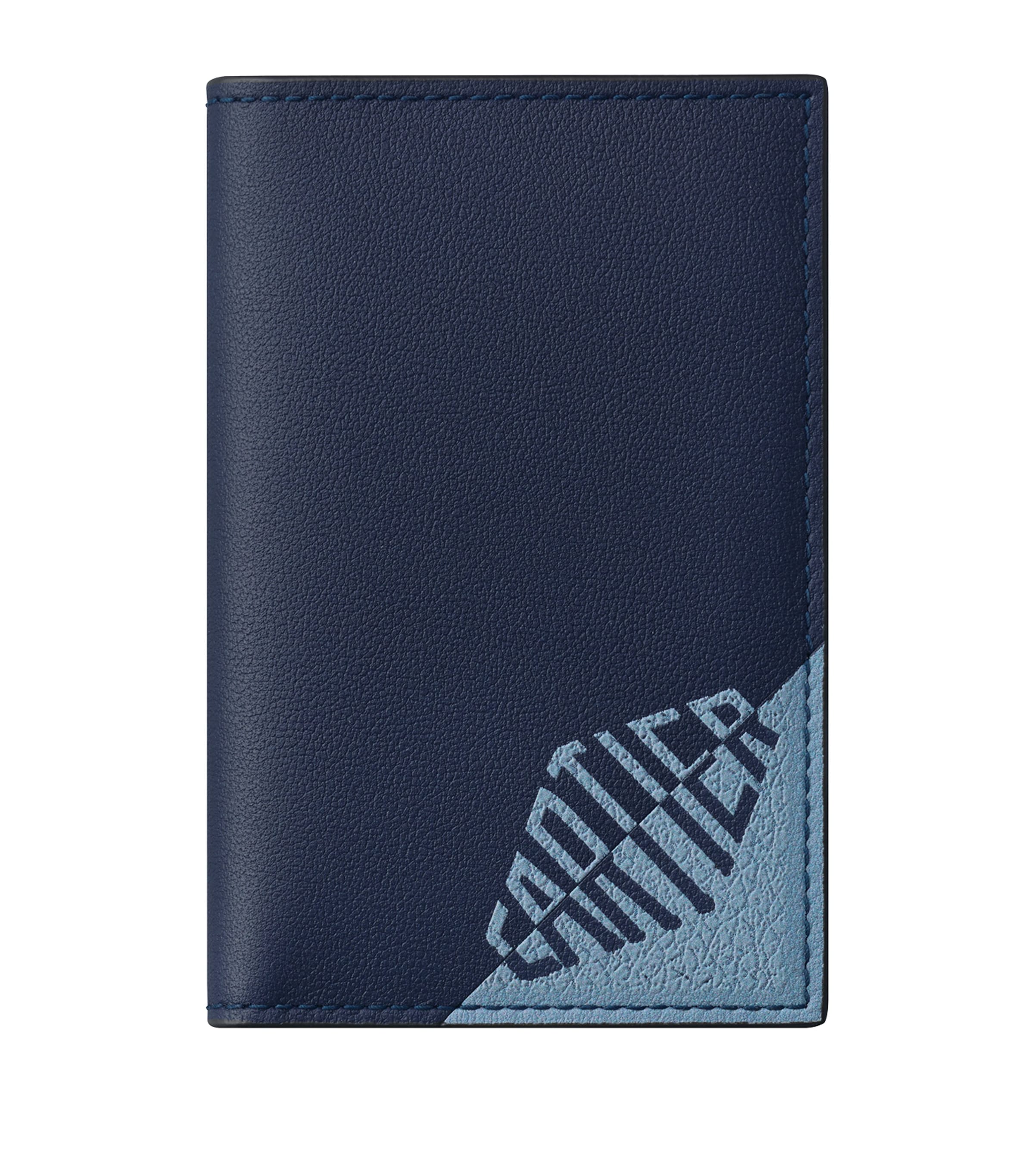 Leather Losange Shadow Card Holder