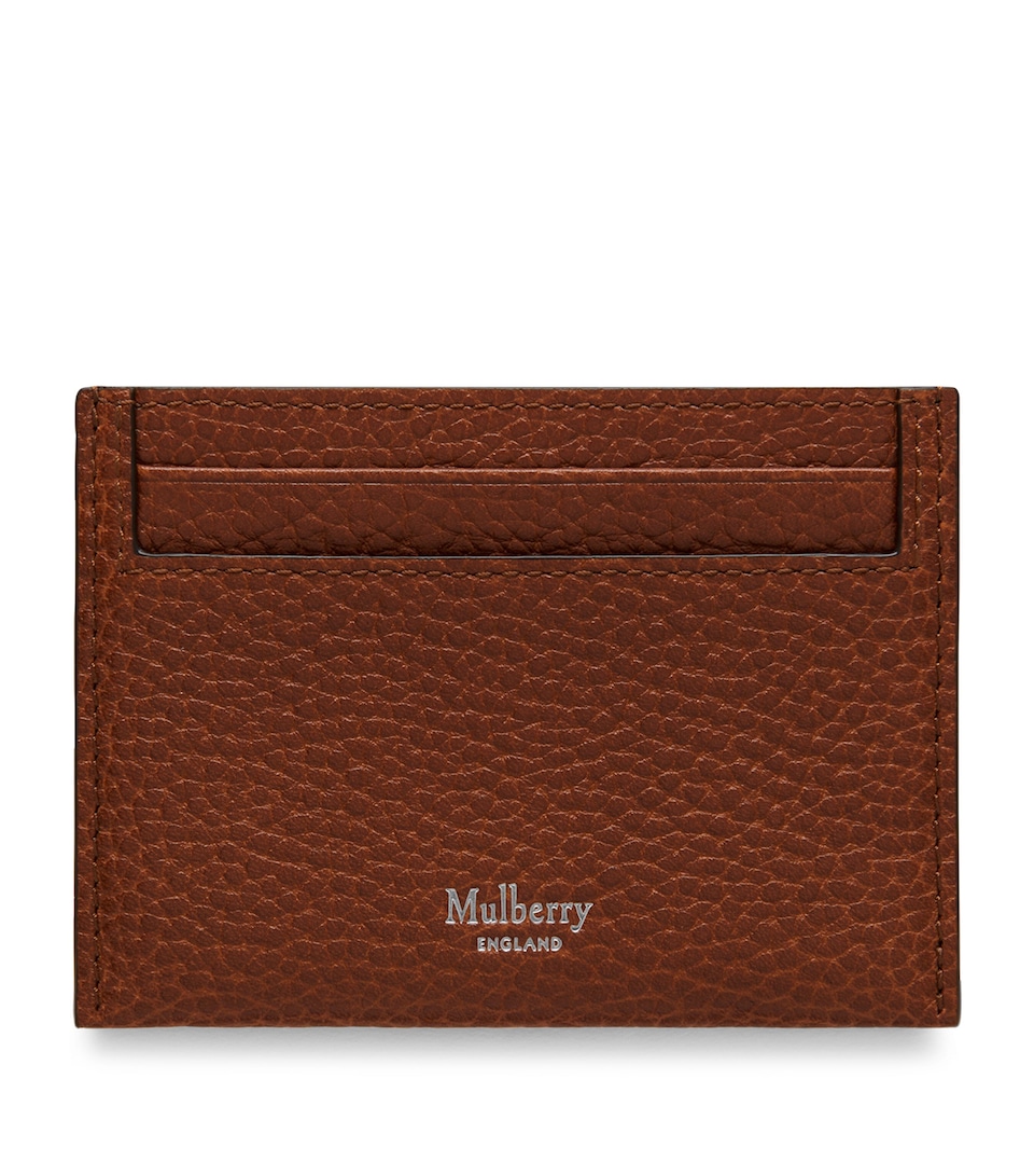 Grained Leather Card Holder