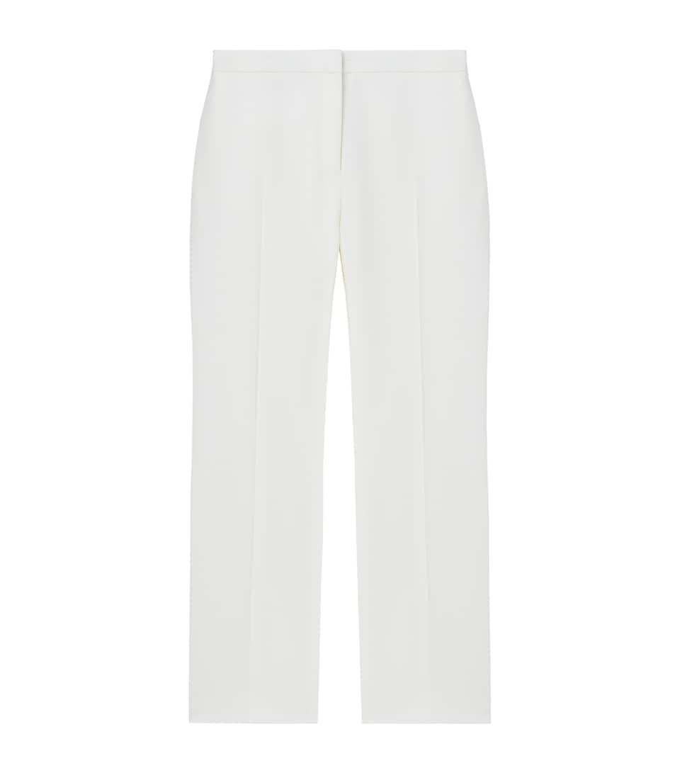 Wool Straight Tailored Trousers