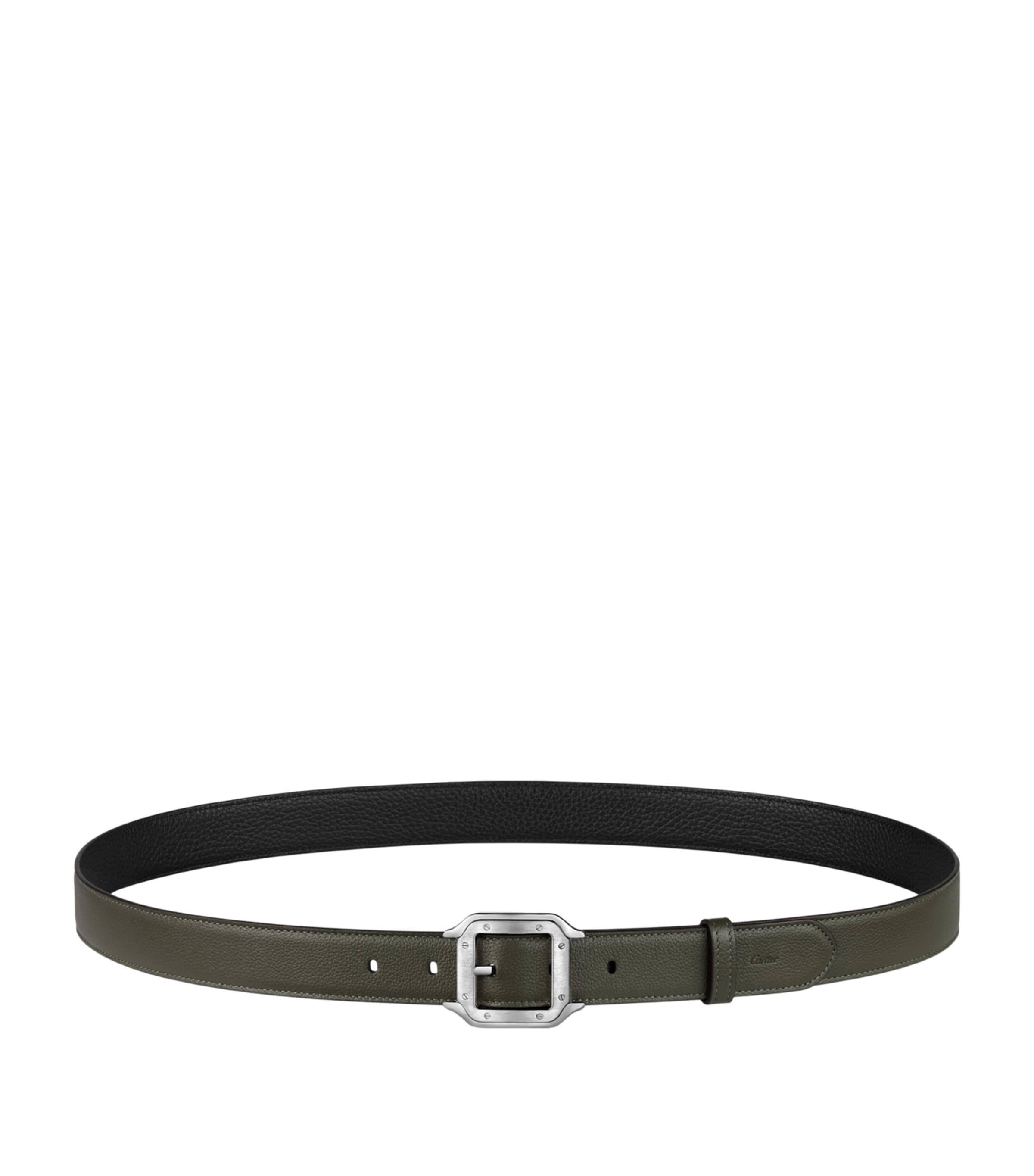 Leather Santos de Cartier Belt