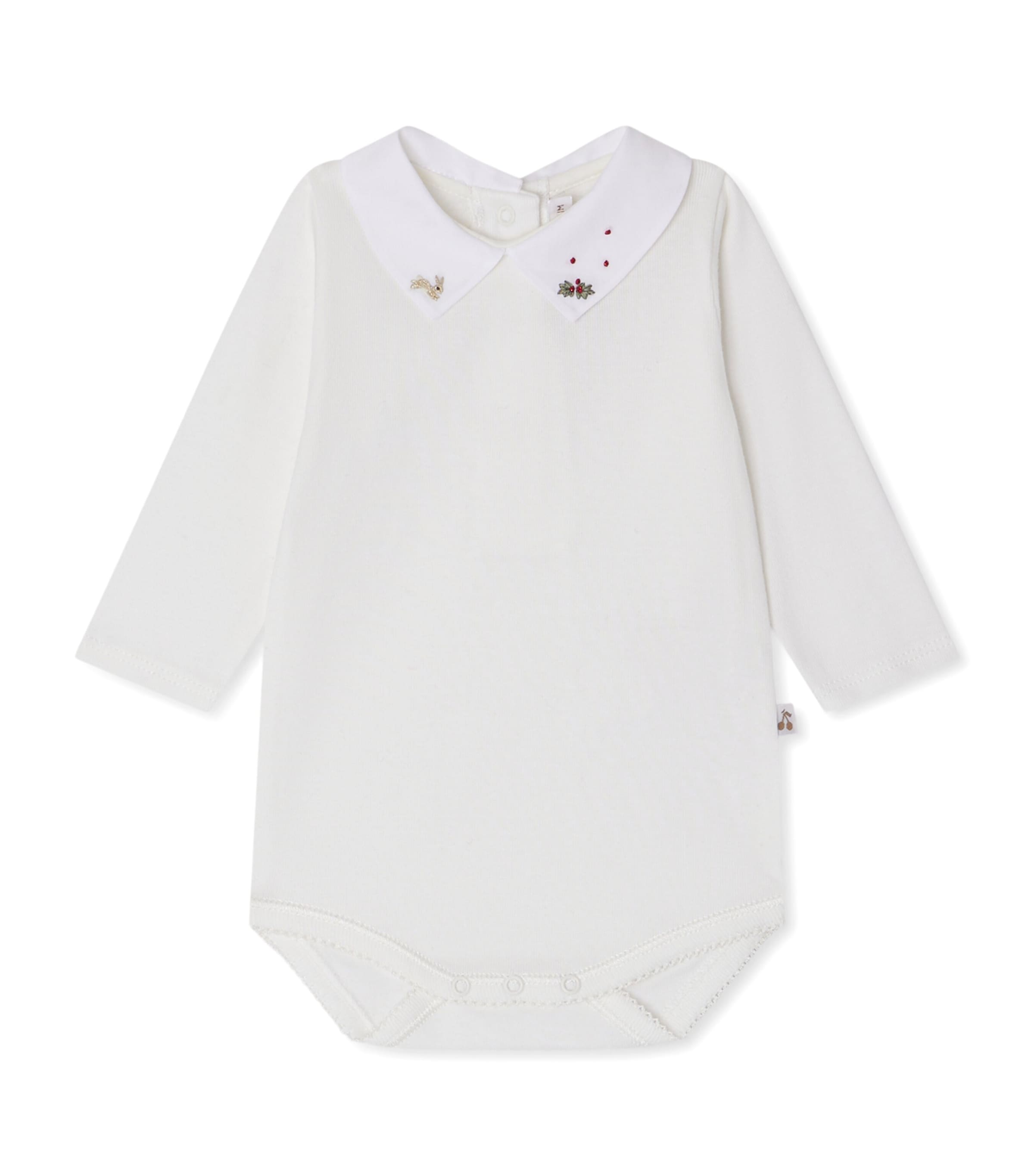 Organic Cotton Embroidered September Bodysuit (1-24 Months)