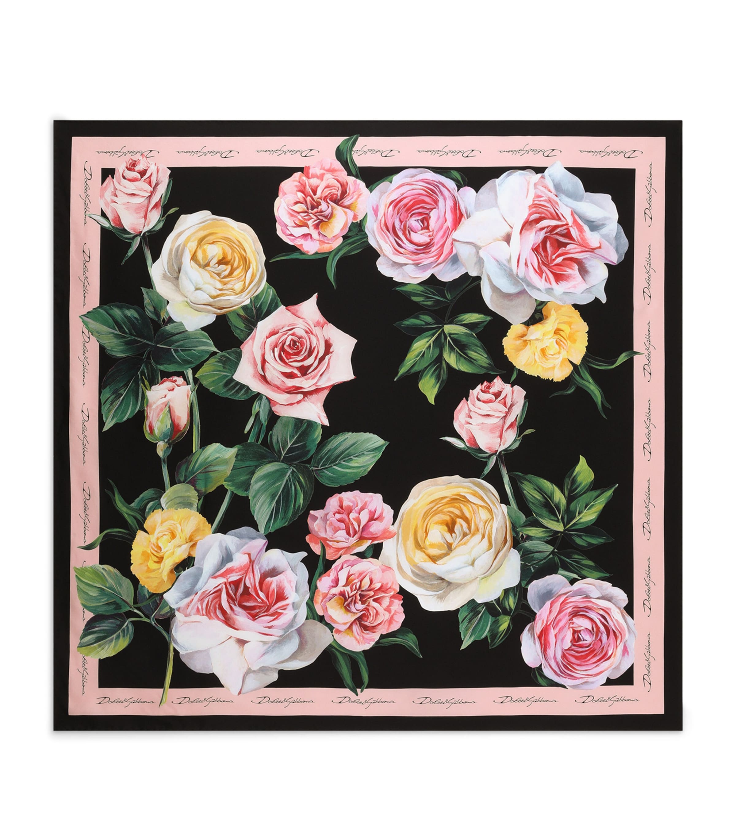 Silk Floral Scarf