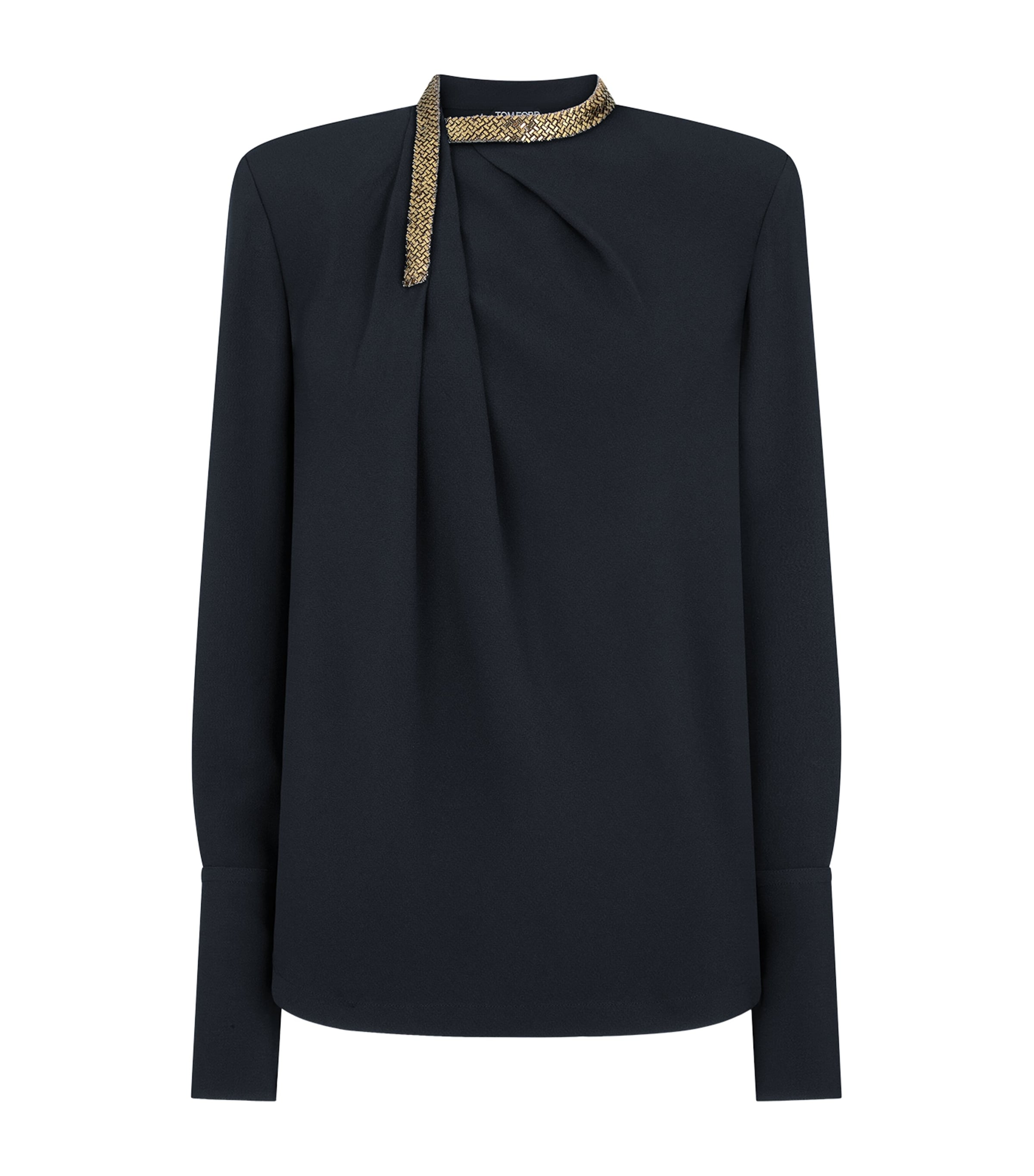 TOM FORD Womens Embellished Blouse Nya