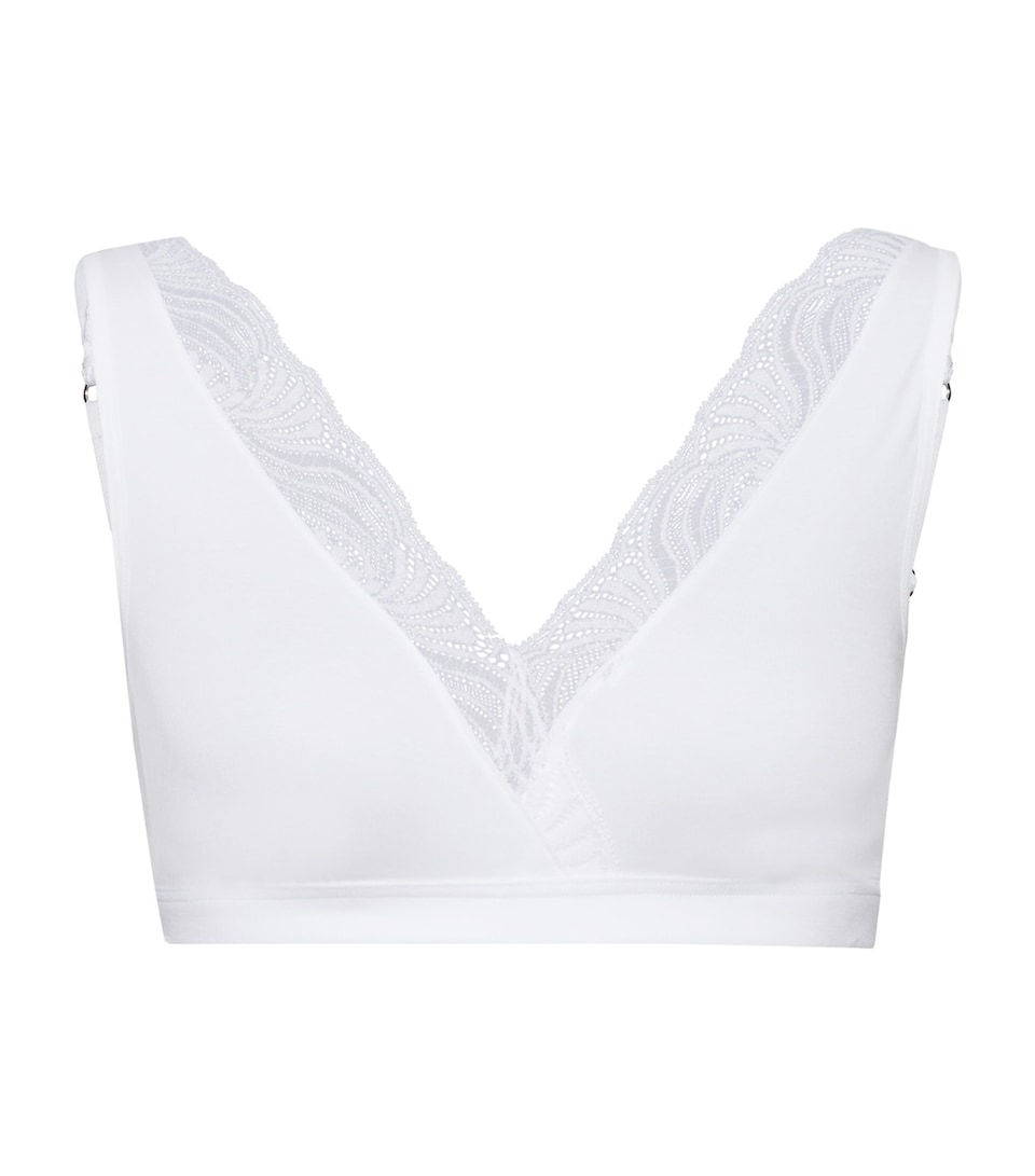 Hanro Womens Cotton Delight Soft Cup Bra White