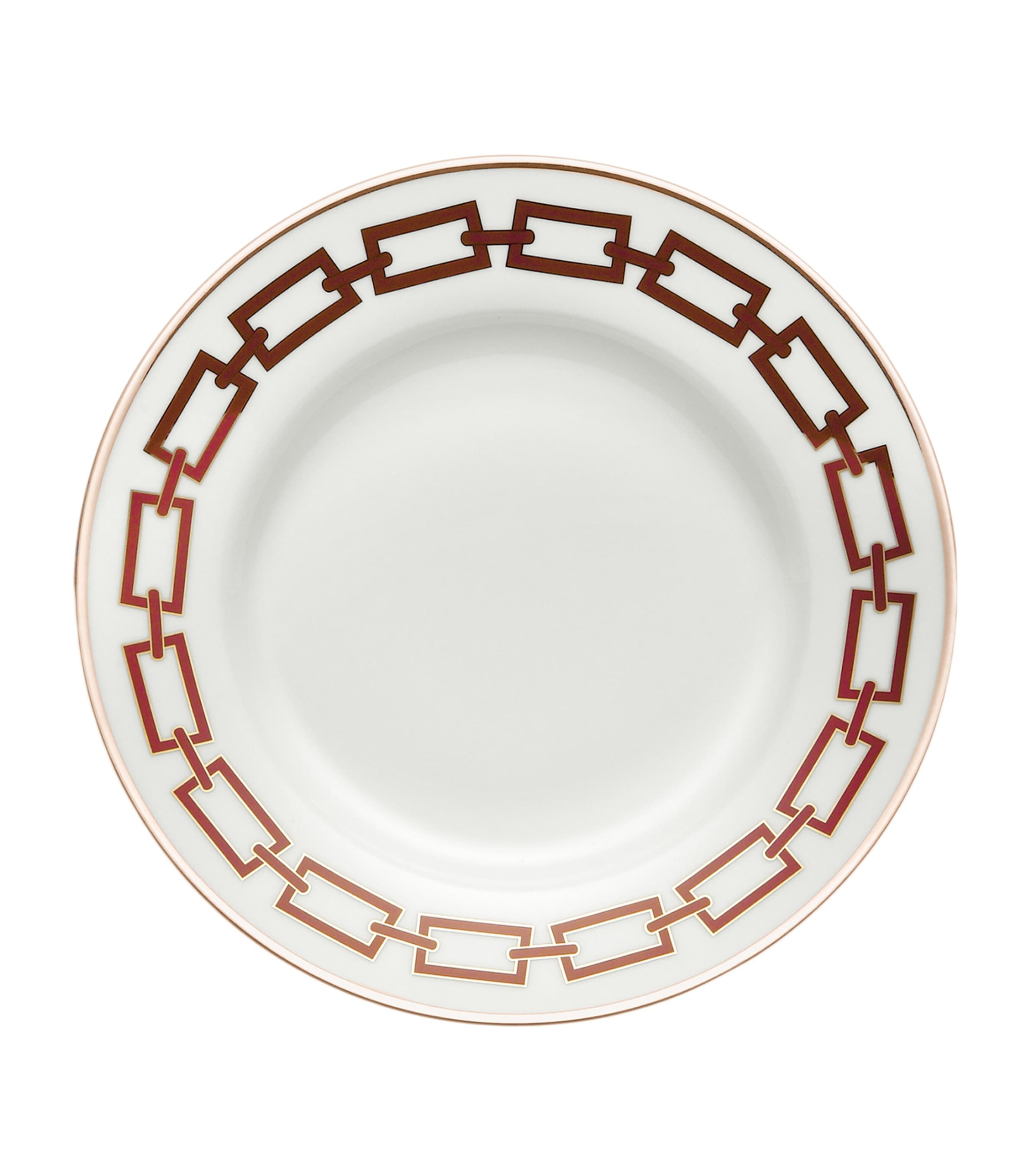 GINORI 1735 Catene Impero Flat Dinner Plates (28cm)