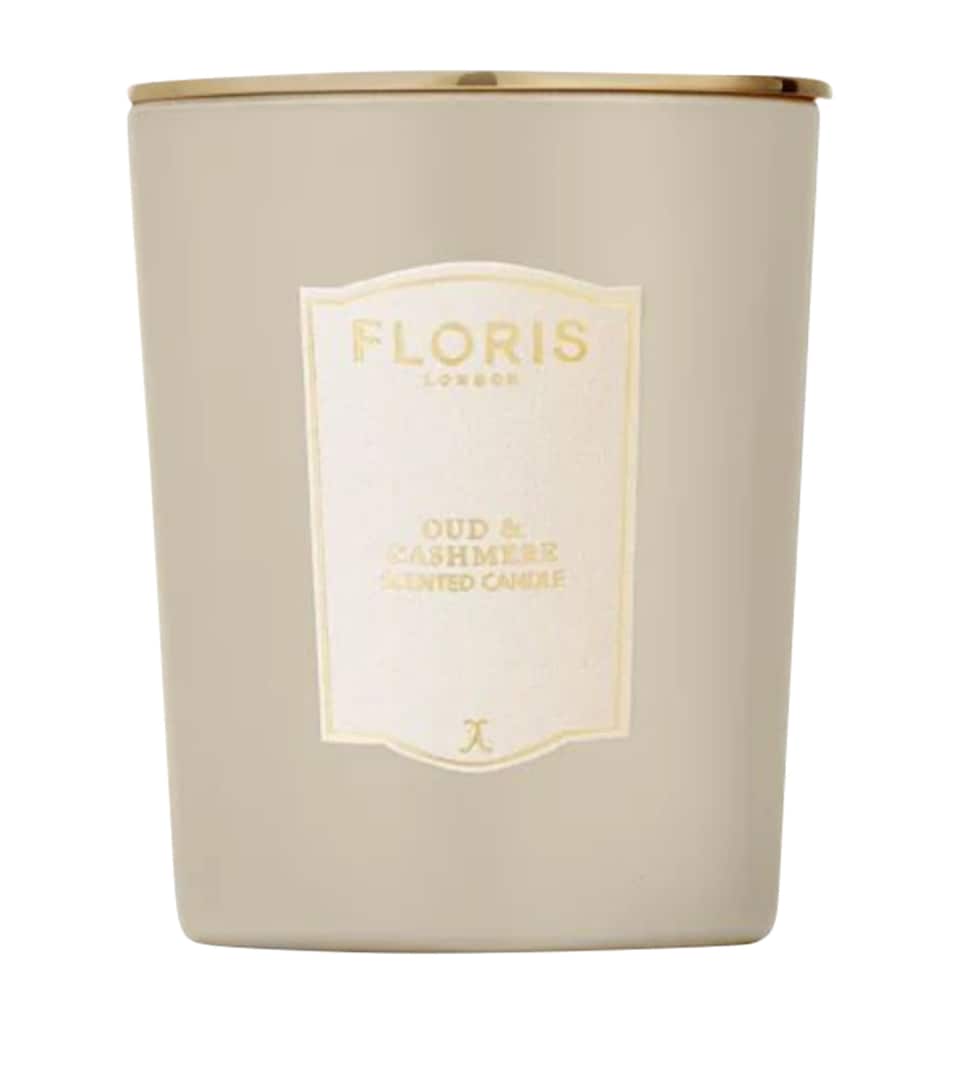 Floris Oud & Cashmere Candle (175g) Cream