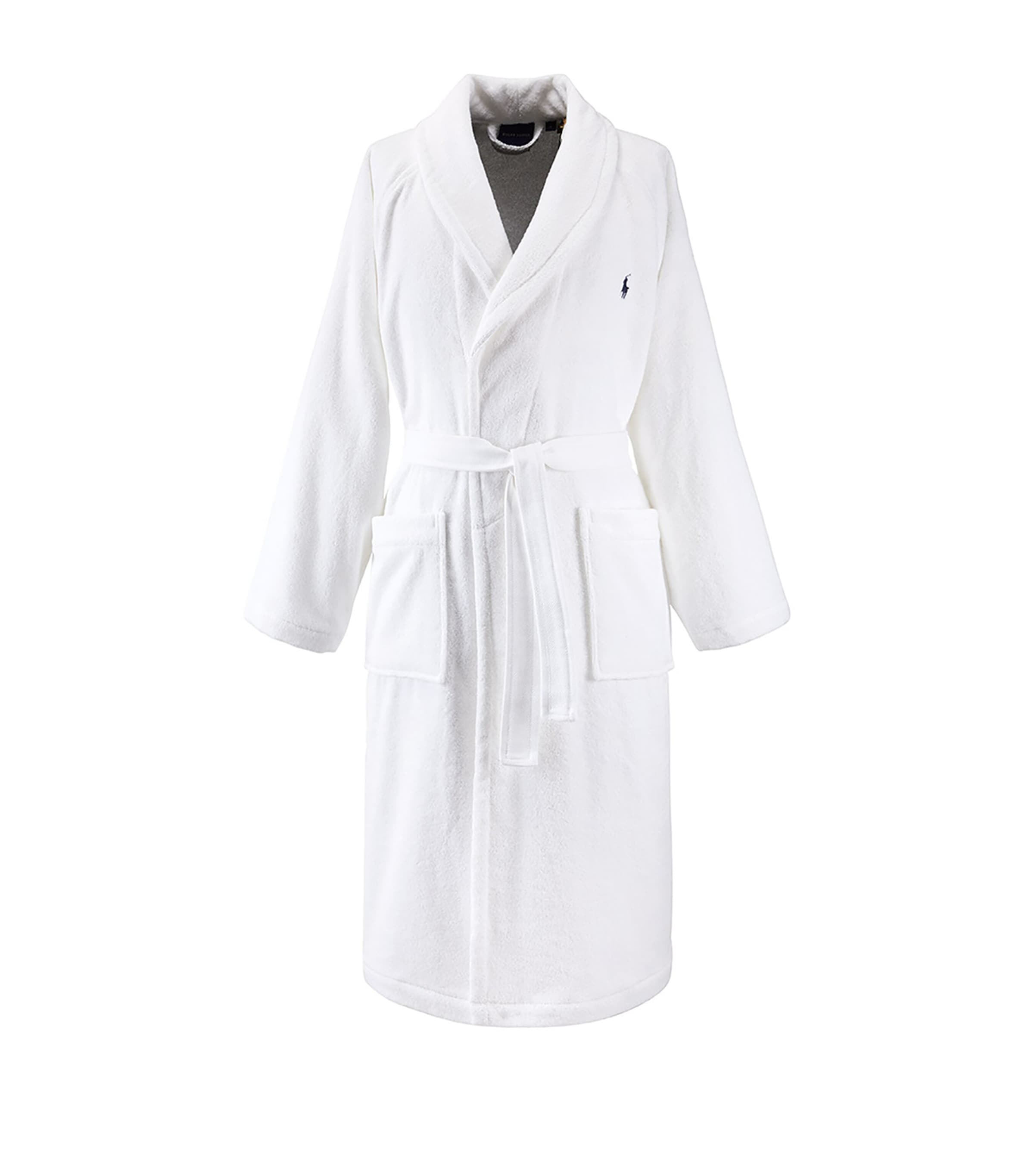Ralph Lauren Home Polo Player Bath Robe White