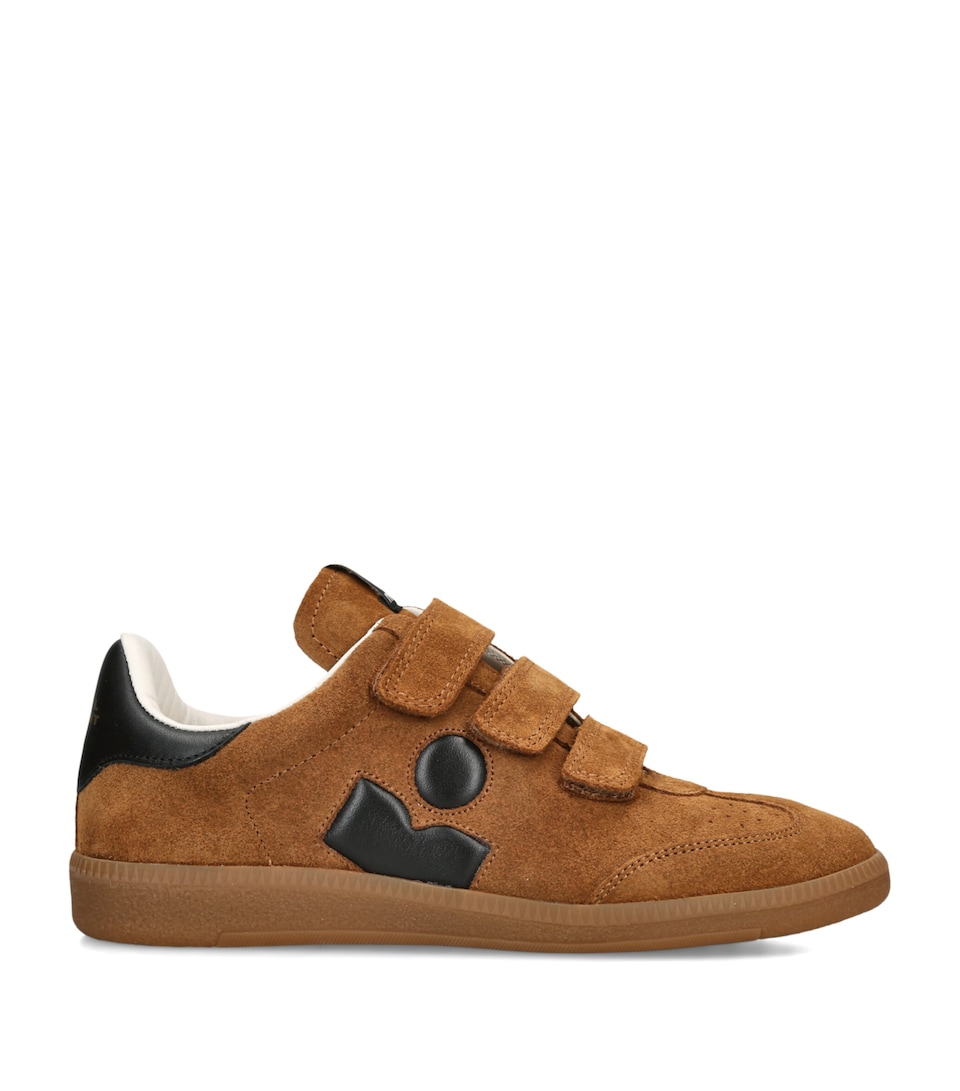 Isabel Marant Suede Beth Sneakers Camel/comb
