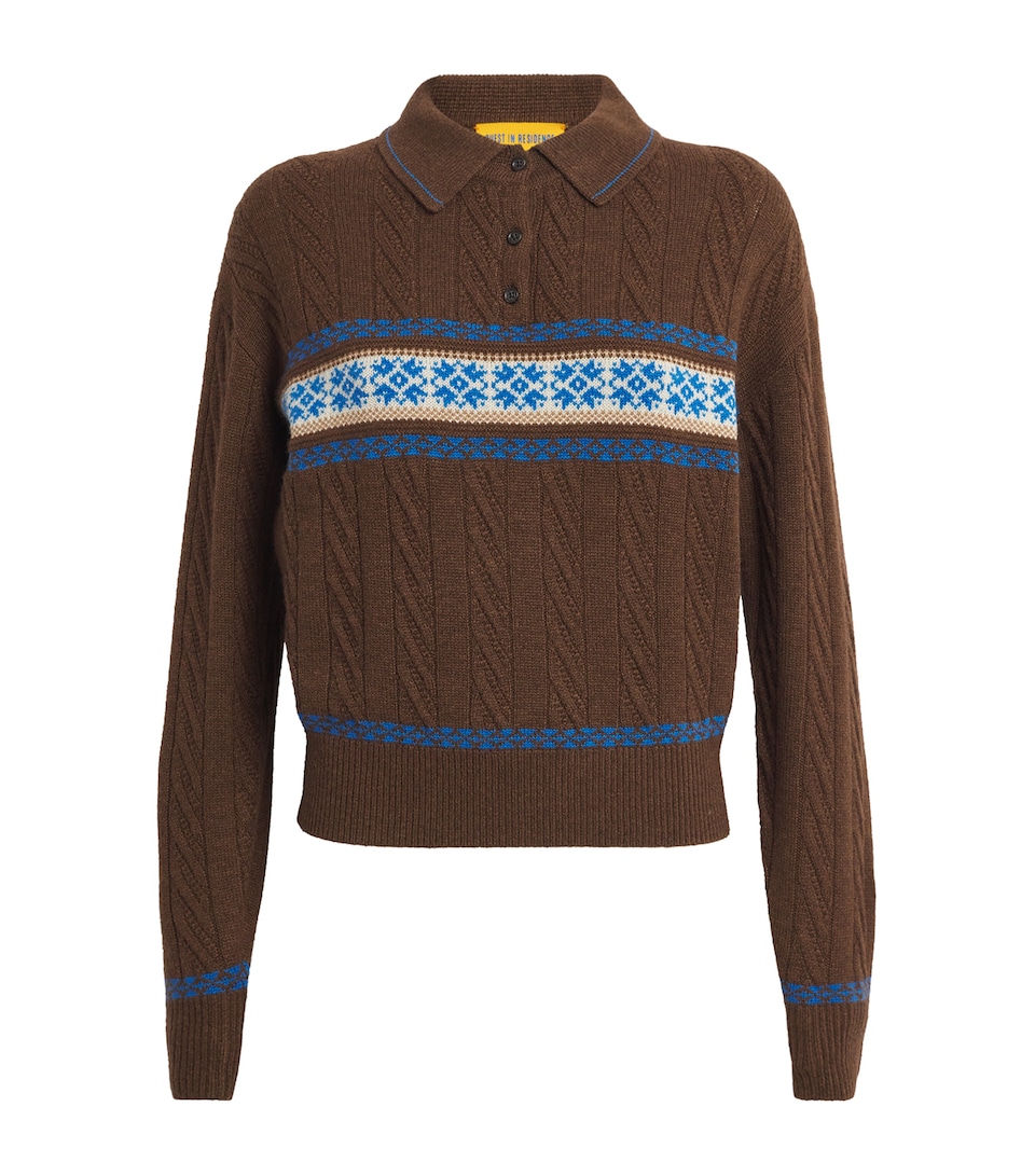 Wool-Cashmere Fair Isle Sweater