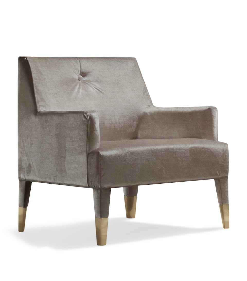 Giorgio Collection Velvet Infinity Armchair Calico