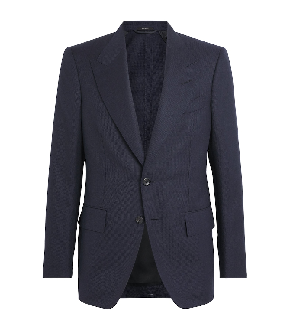 Wool-Mohair-Silk Shelton Blazer