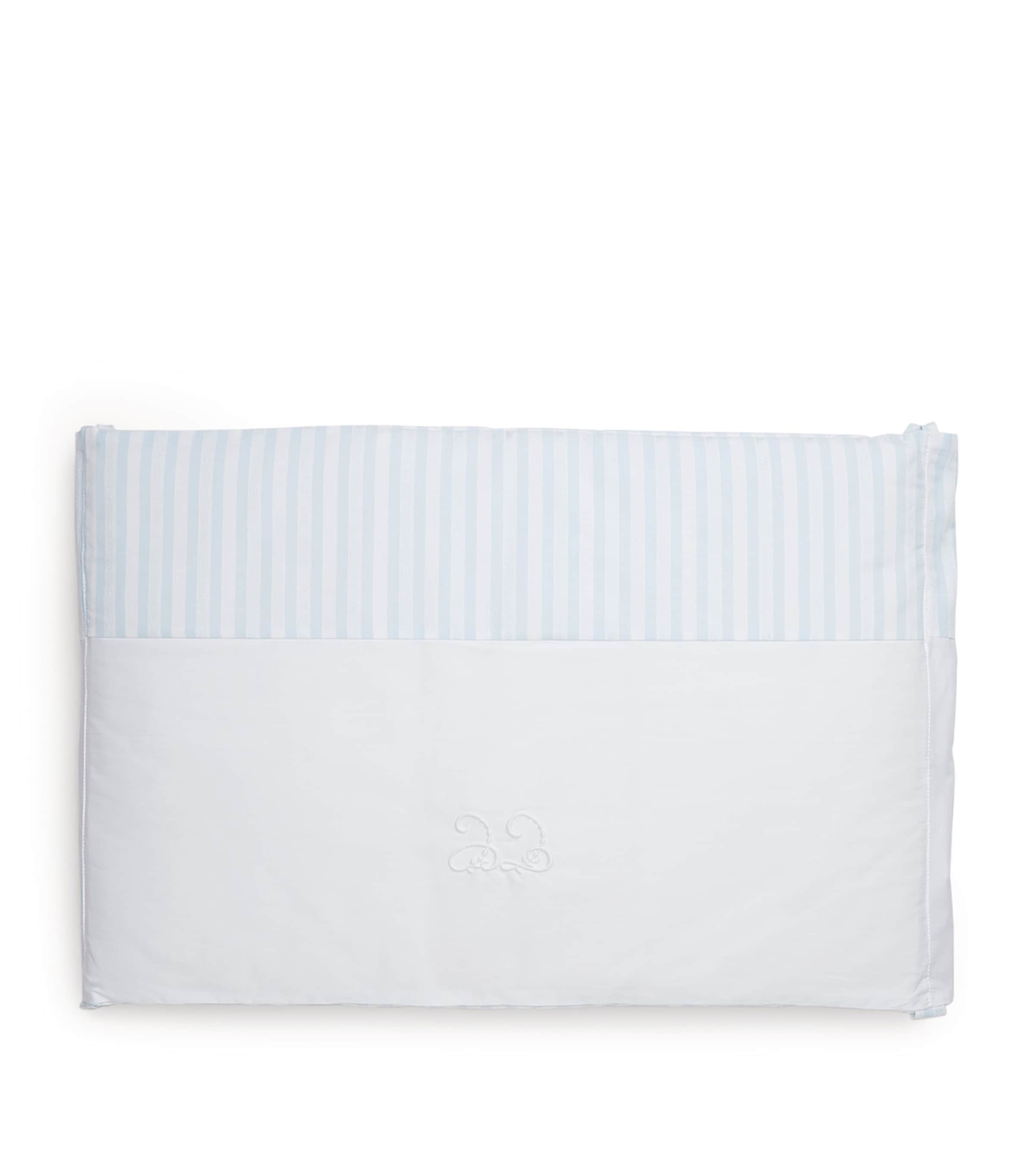 Cotton Striped Bed Bumper