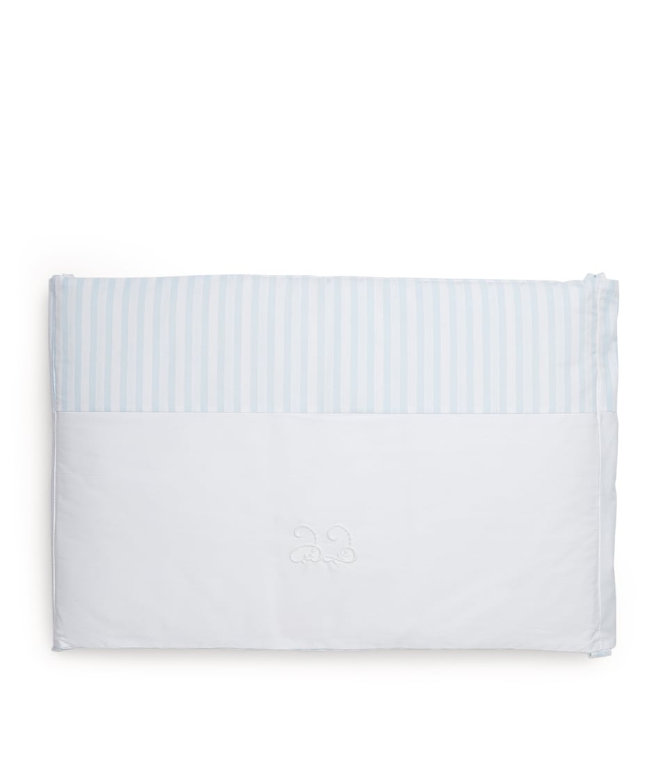 Cotton Striped Bed Bumper