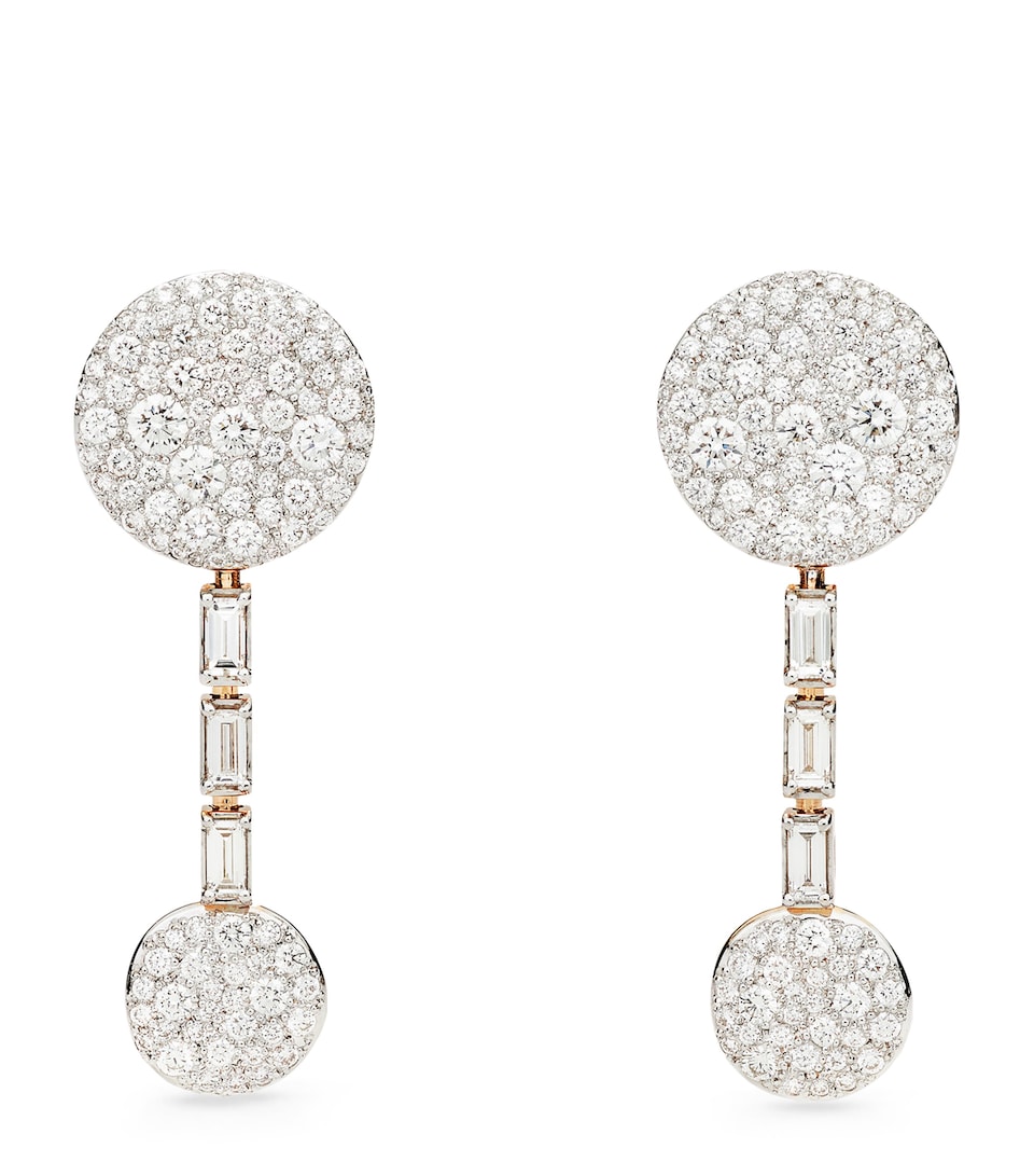 Rose Gold and Diamond Sabbia Earrings