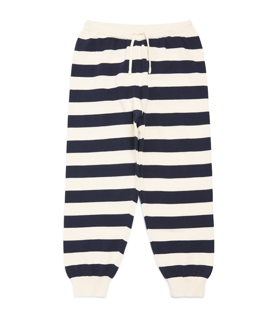 KONGES SLOJD Cotton Stripe Manis Knitted Trousers (0-10 Years) Stripe