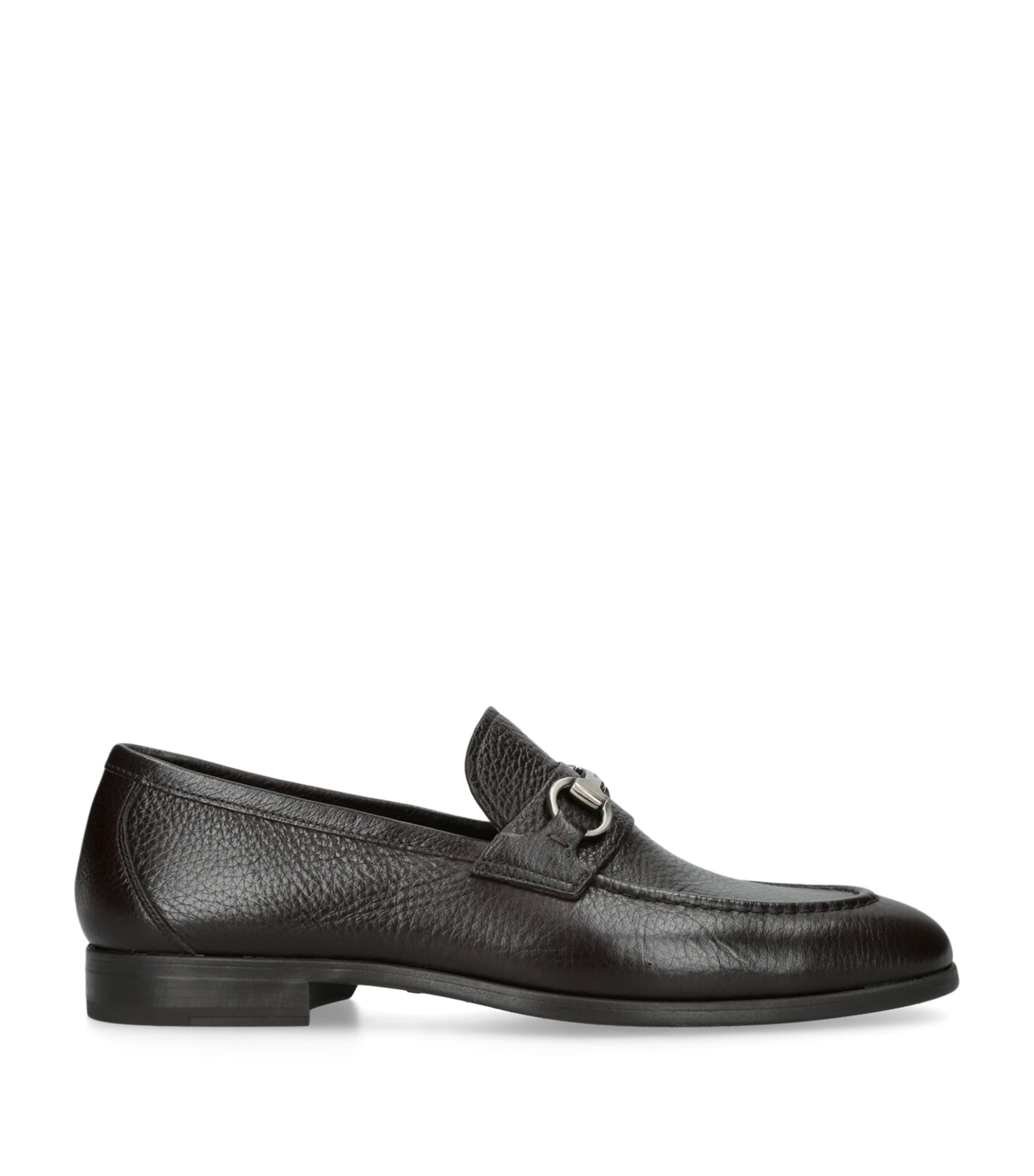 Leather Horsebit Loafers