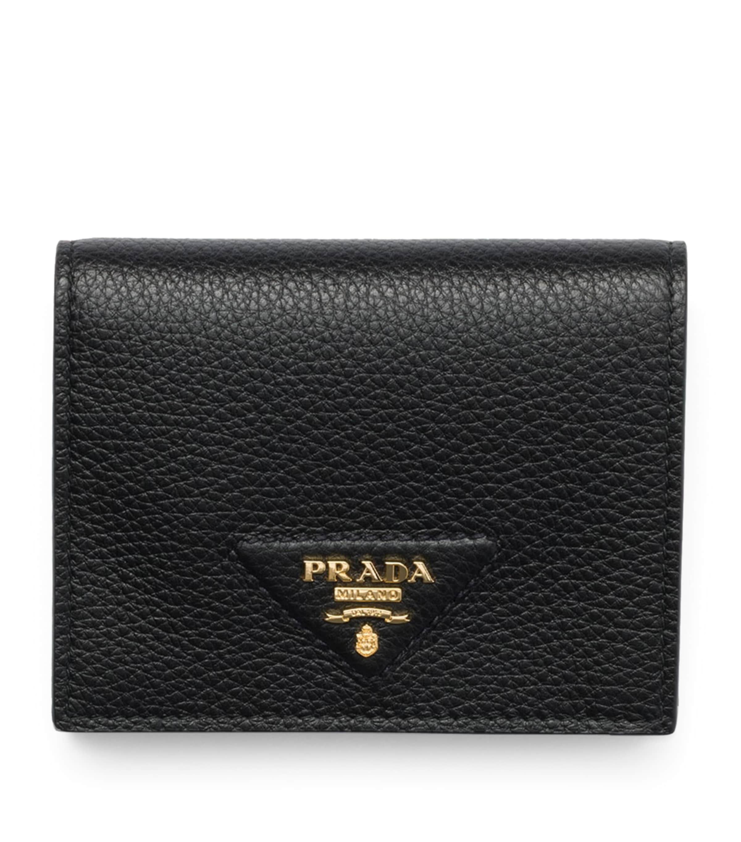 小物 Prada Multi Wallet Black Leather Black Saffiano leather card holder | PRADA