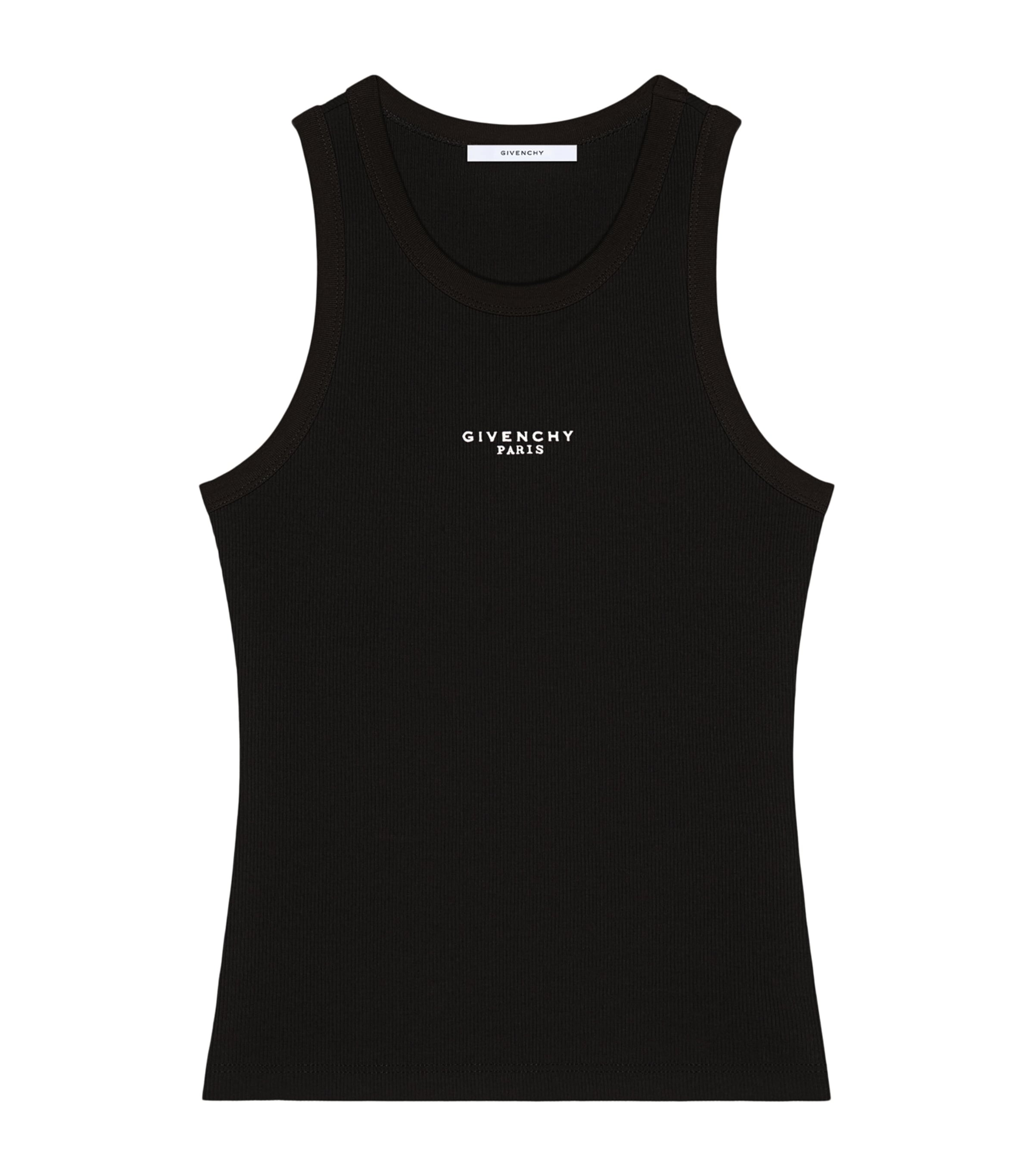Stretch-Cotton Logo Tank Top