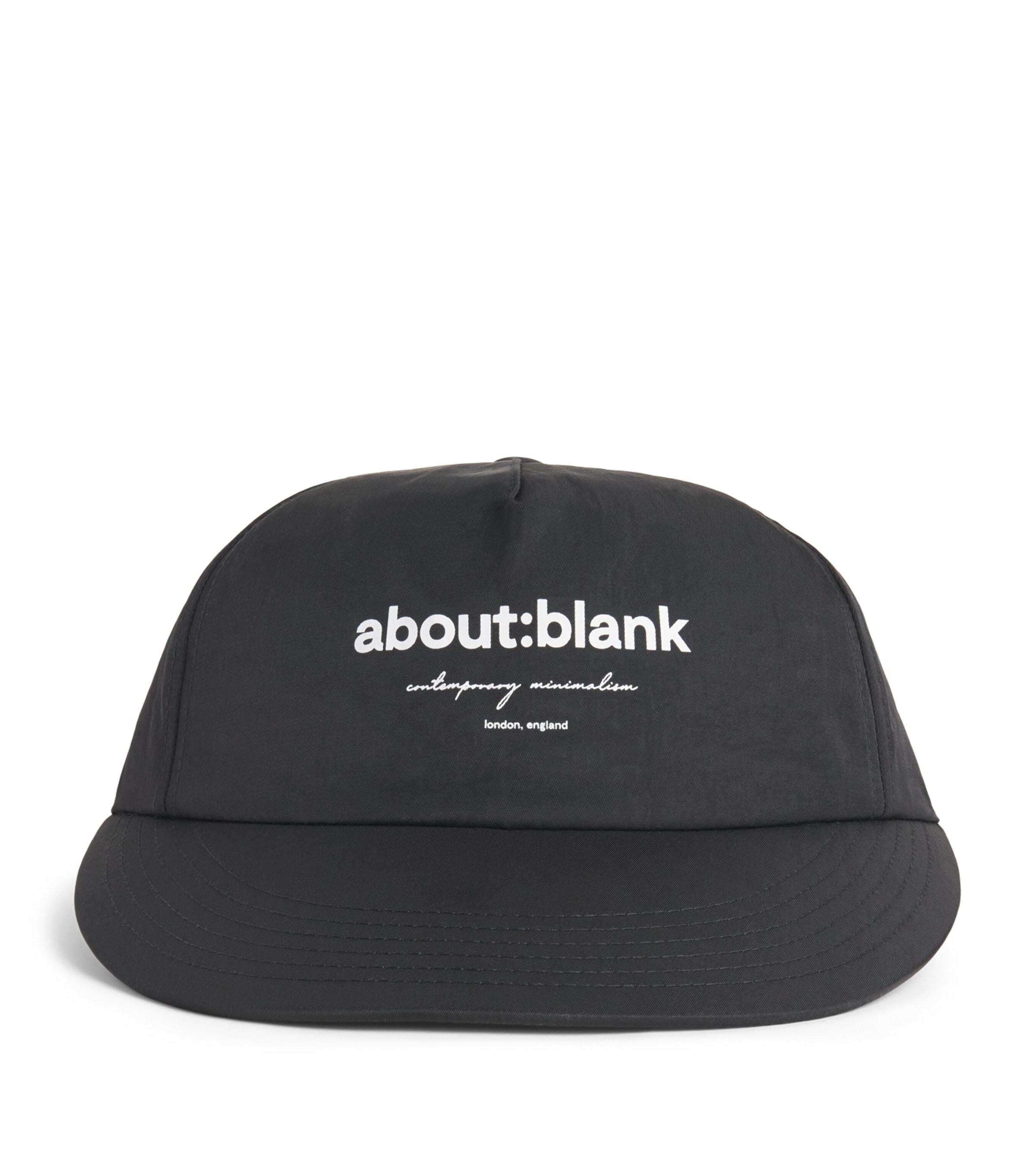 about:blank Logo Cap Black/ecru