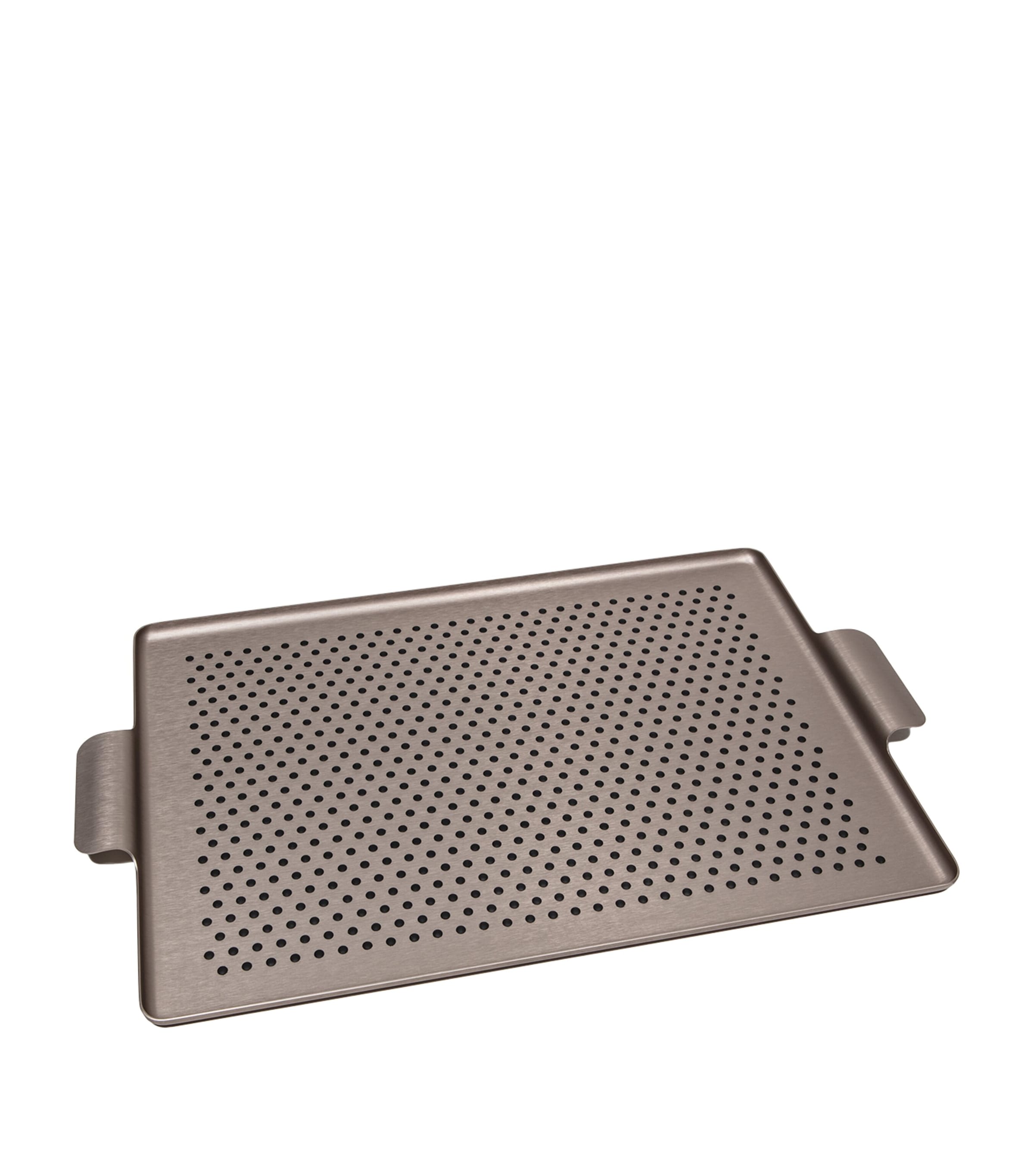 Kaymet Rubber Grip Serving Tray (42cm x 30cm) Mocha