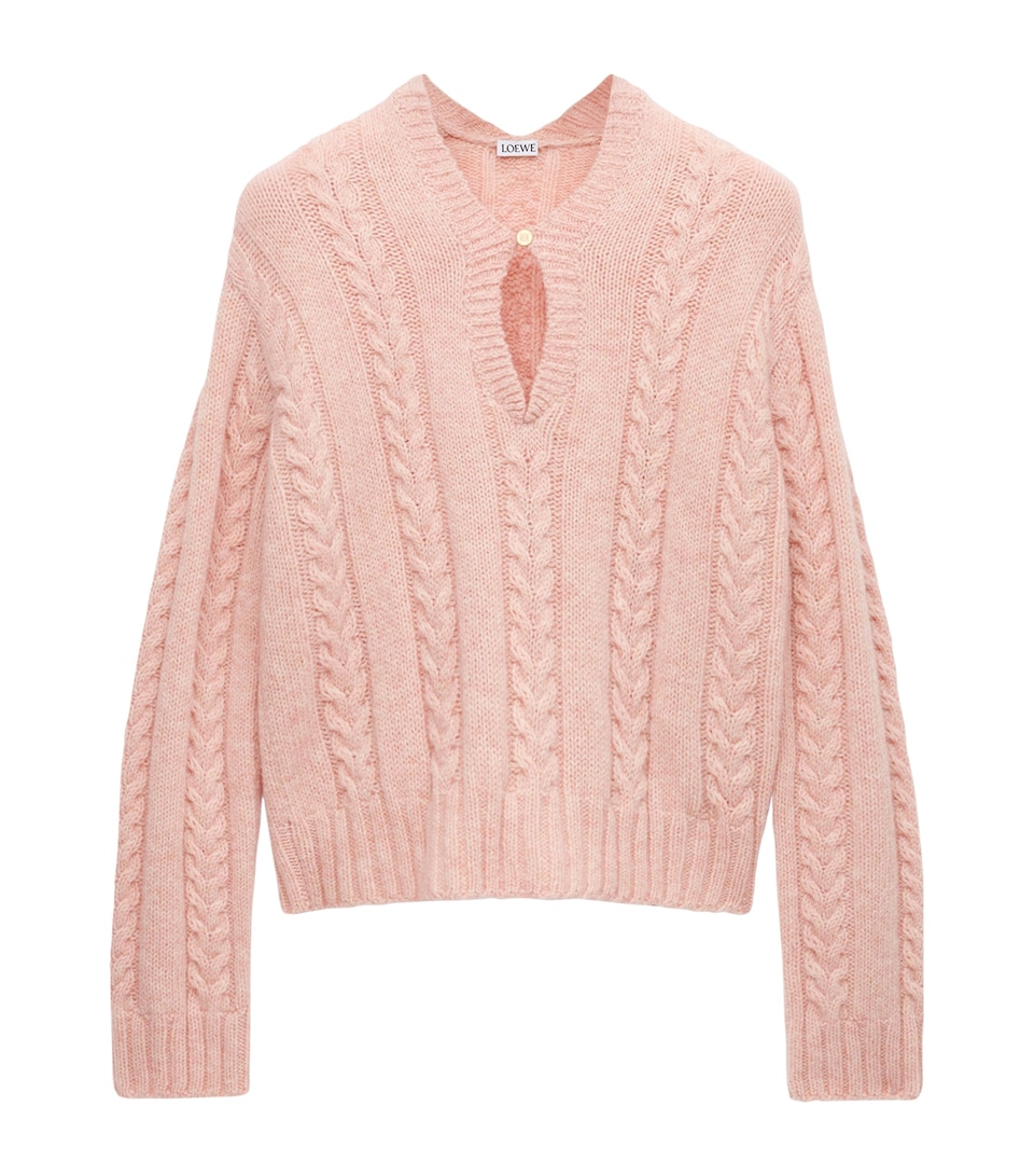 Wool Cable-Knit Sweater