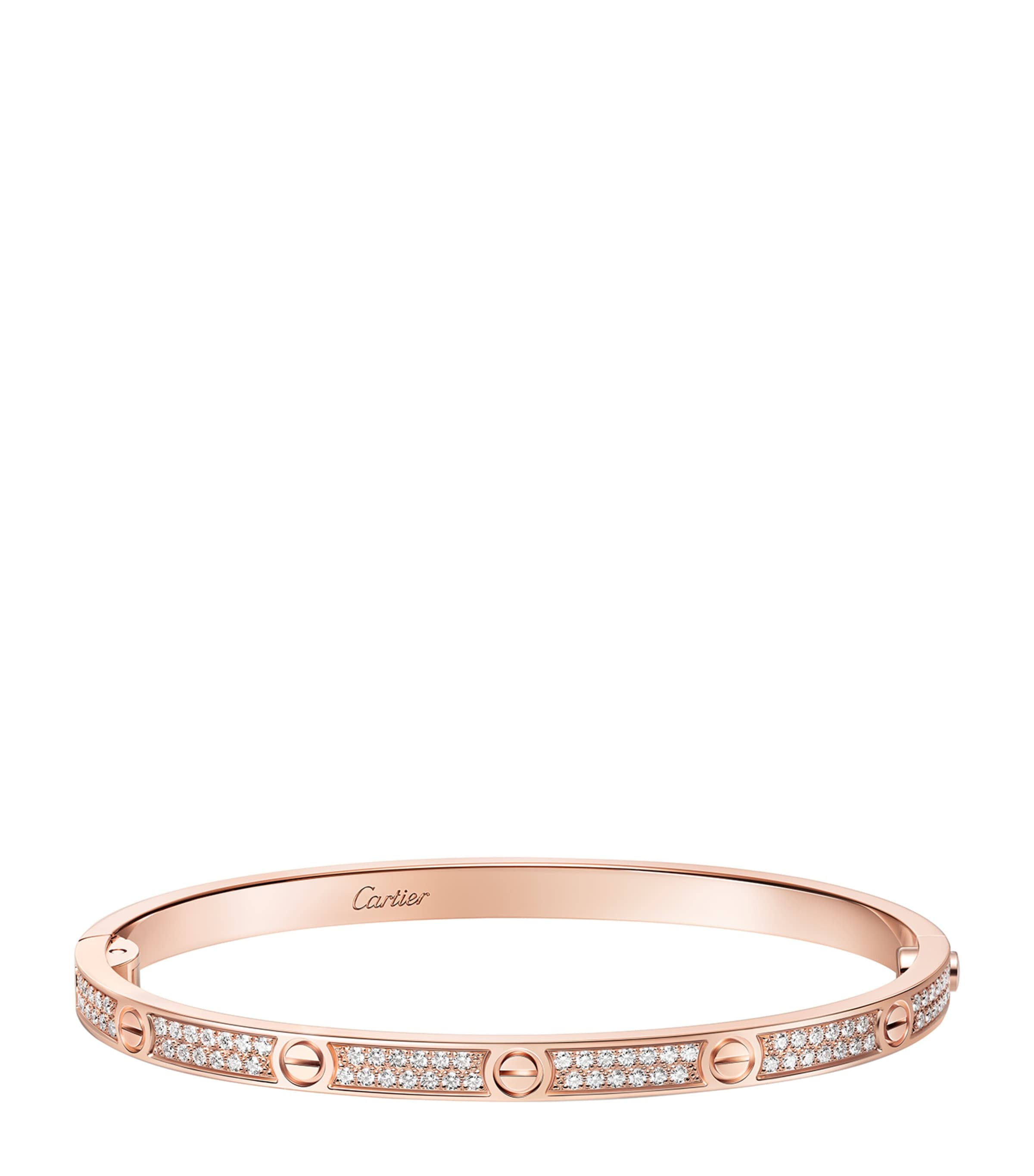 Cartier Rose Gold and Diamond LOVE Bracelet Rose Gold
