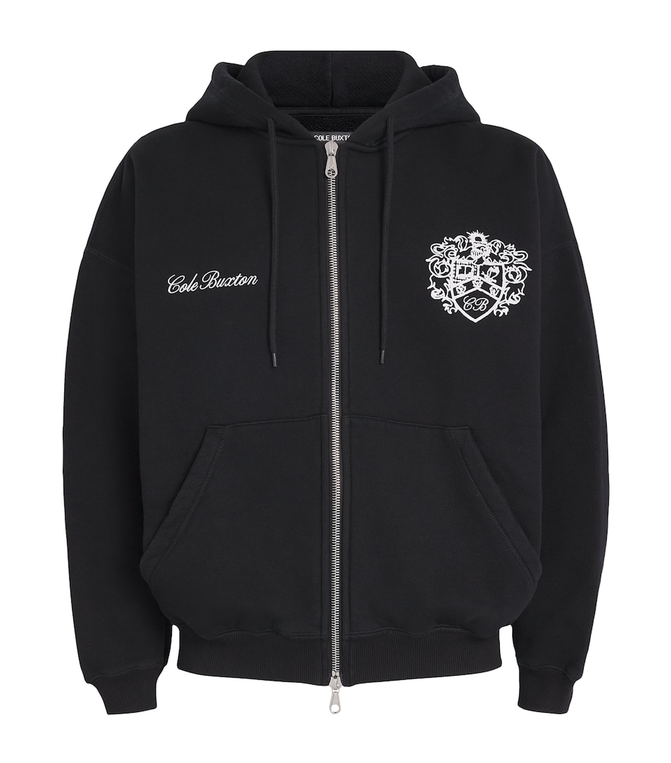 Collegiate Crest Zip-Up Hoodie