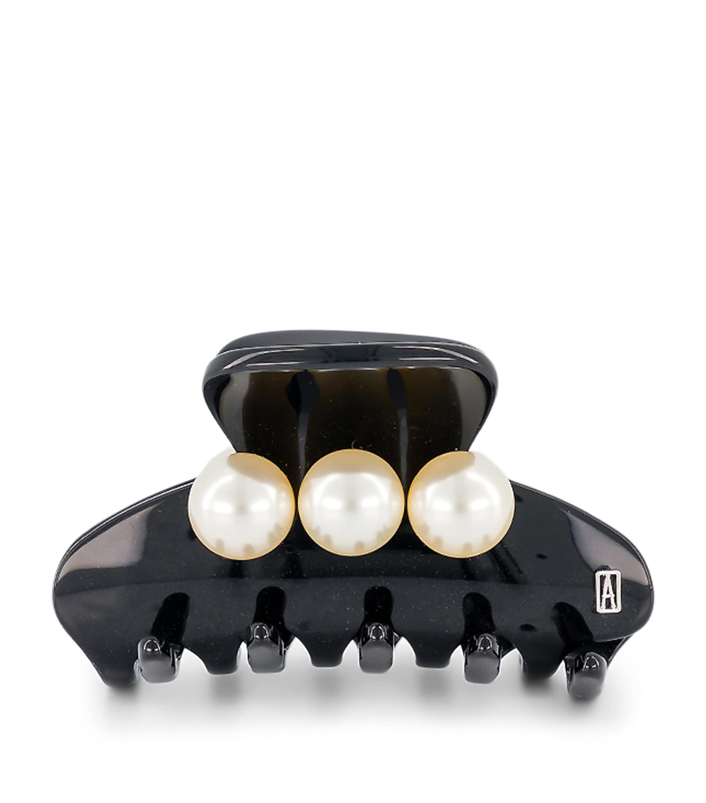 Oversize Pearl-Detail Claw Hair Clip