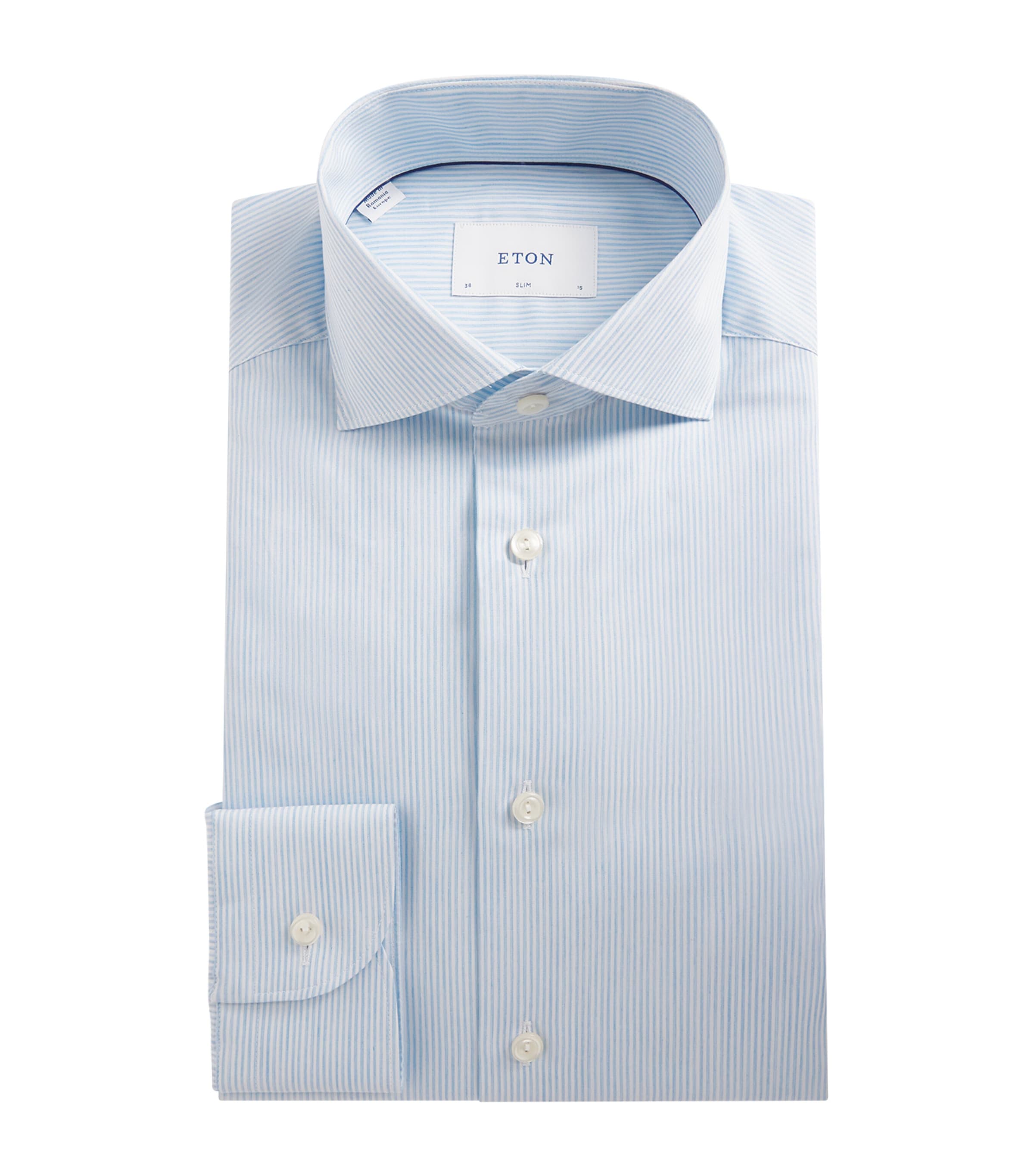 Cotton Twill Melange Stripe Shirt