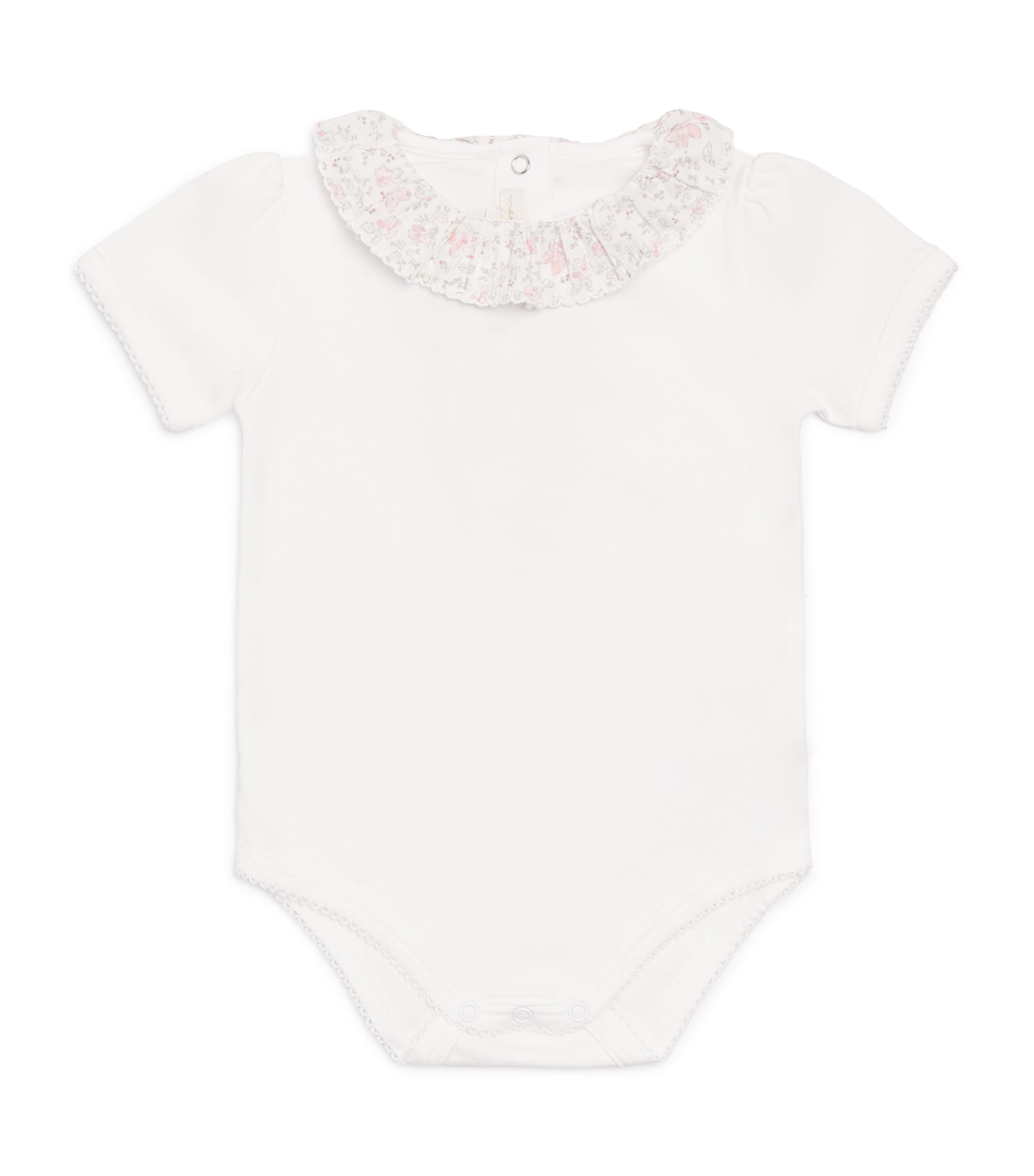 Pima Cotton Athena-Collar Bodysuit (0-24 Months)