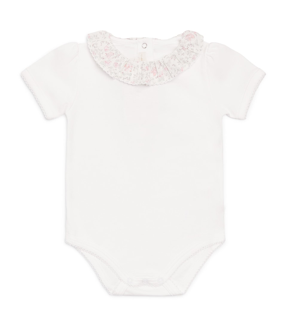 Pima Cotton Athena-Collar Bodysuit (0-24 Months)