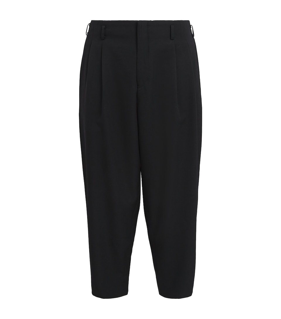 Wool Pleated Trousers