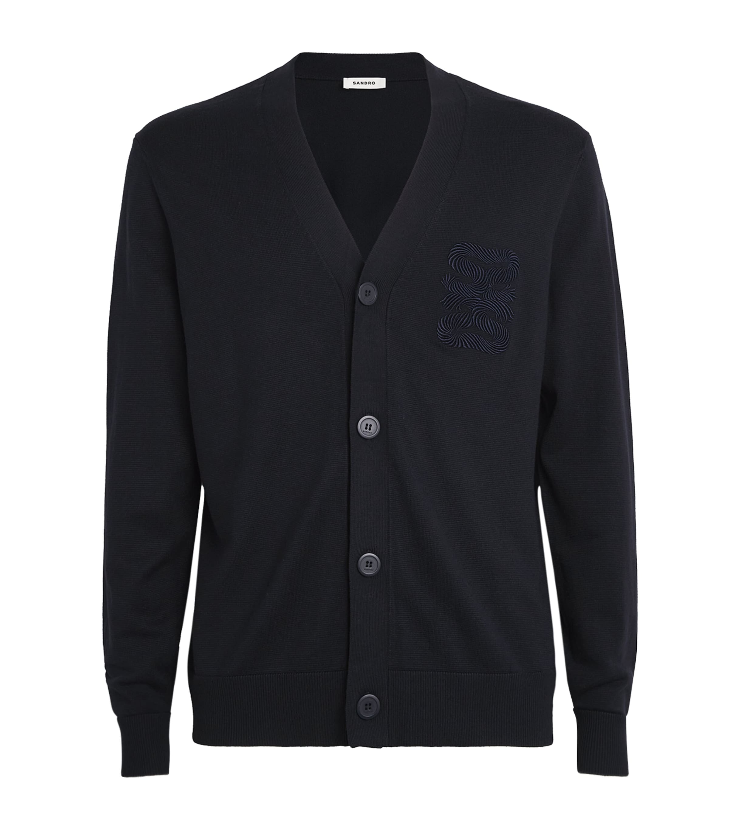 Monogram V-Neck Cardigan