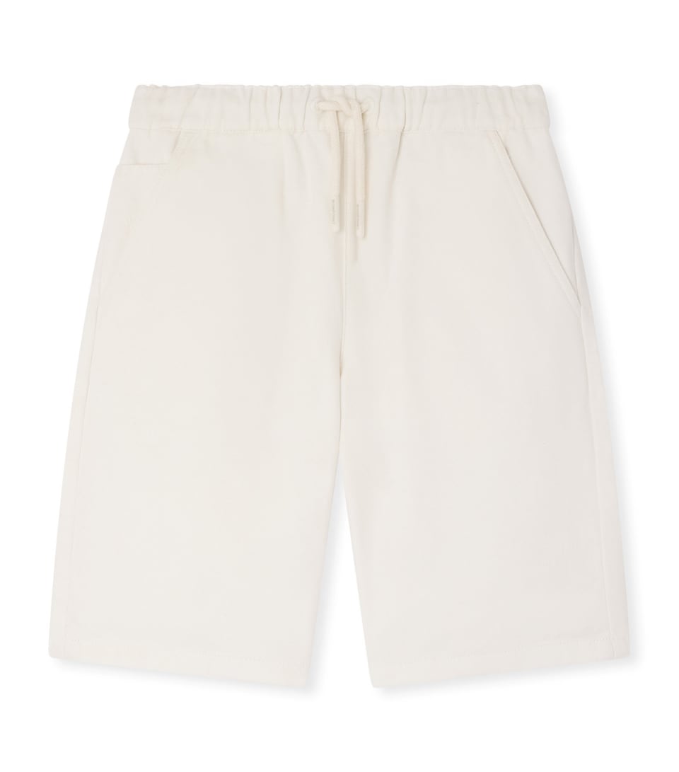 Bonpoint Stretch-Organic Cotton Elgar Shorts (4-8 Years) Ecru