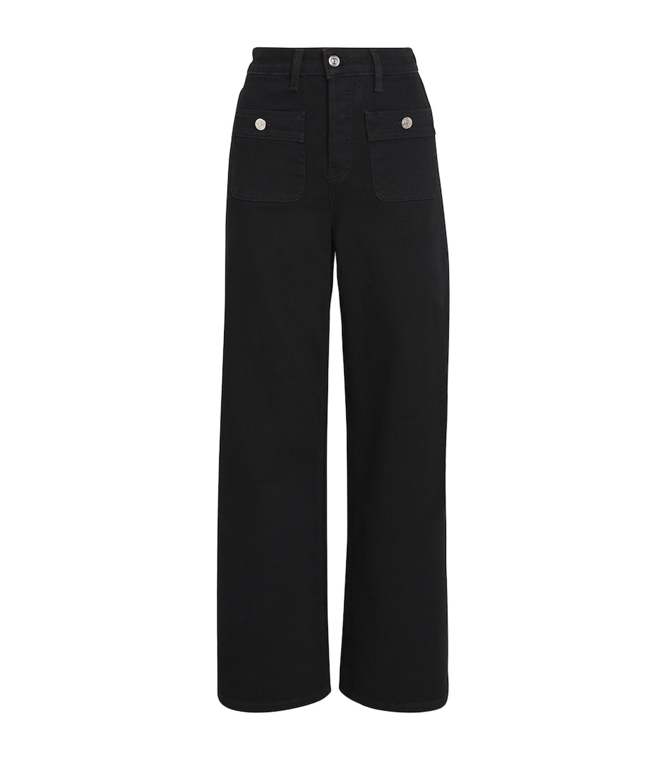 High-Rise Straight Jeans