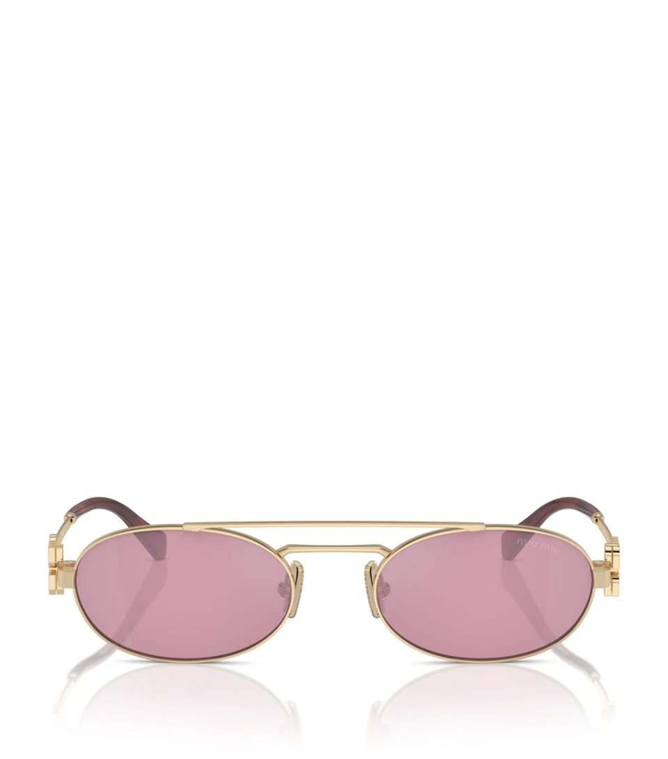 Metal Oval Sunglasses