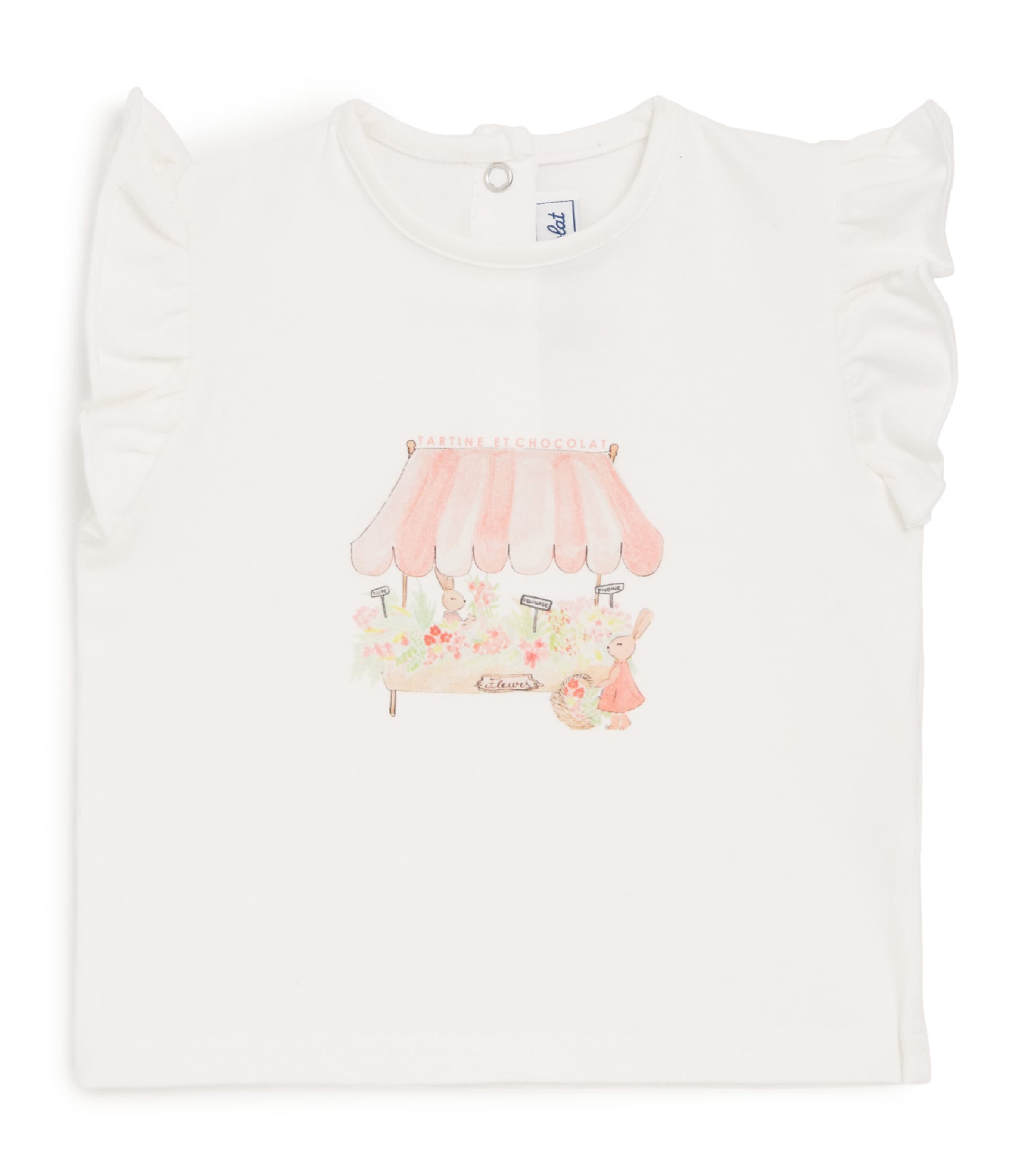 Cotton Flower Stall Print T-Shirt (3 Months-4 Years)