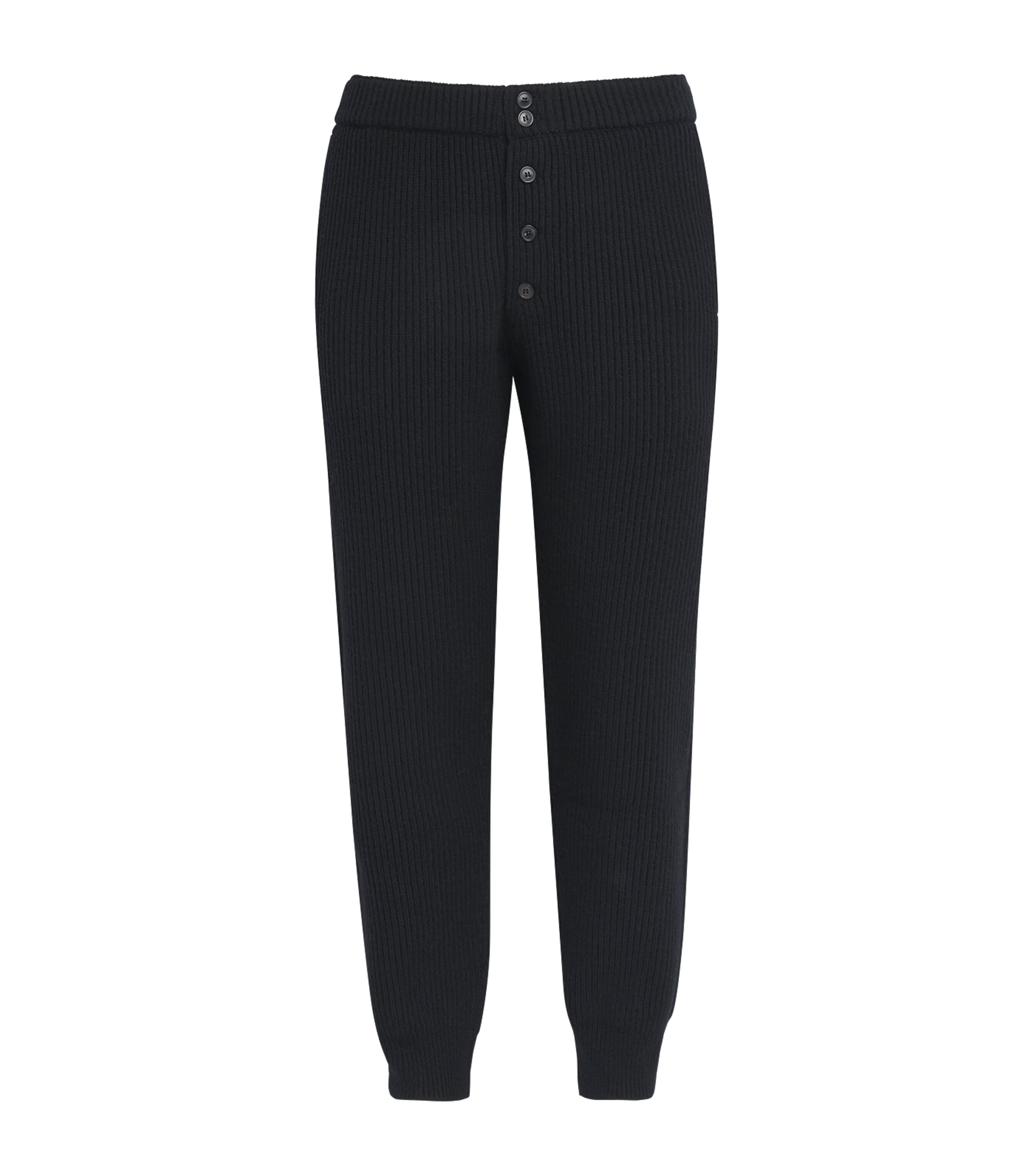 DRIES VAN NOTEN Mens Wool Straight Sweatpants