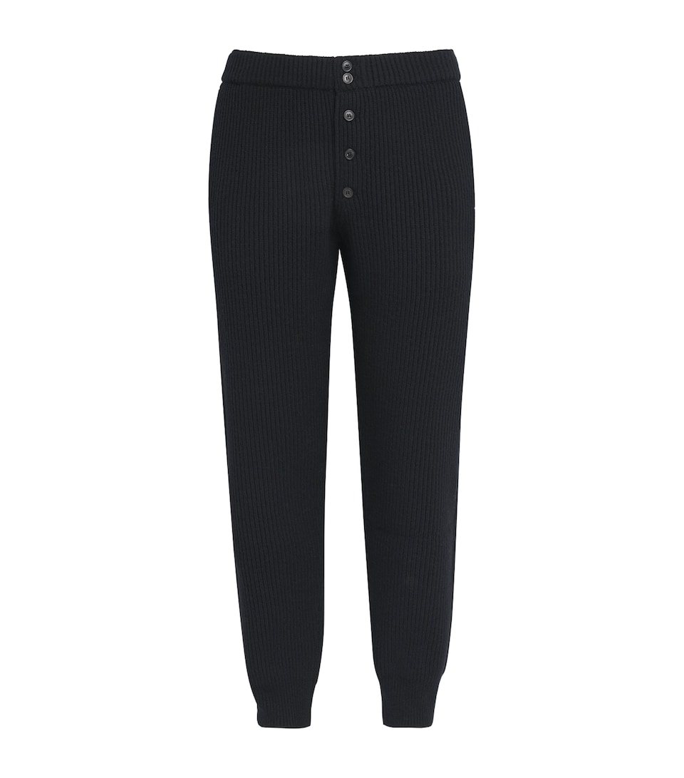 DRIES VAN NOTEN Mens Wool Straight Sweatpants