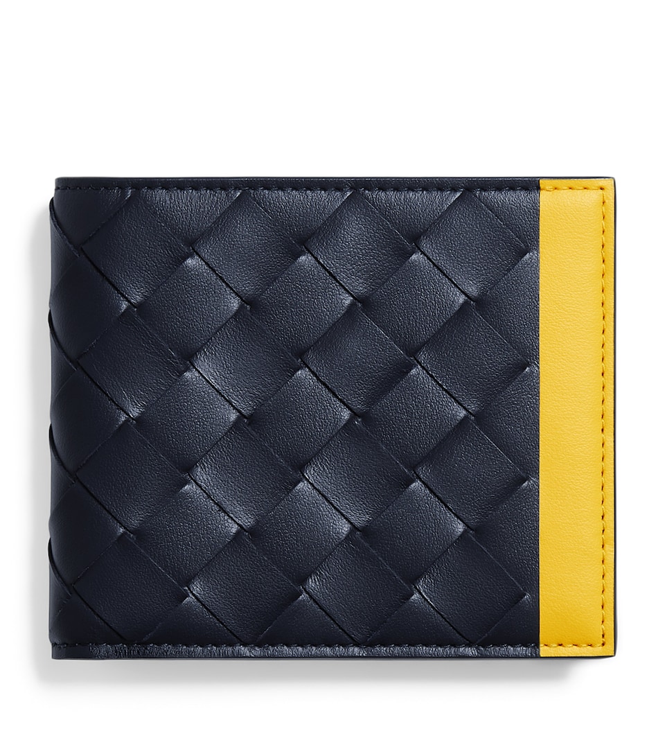 Bottega Veneta Leather Intrecciato Bifold Wallet