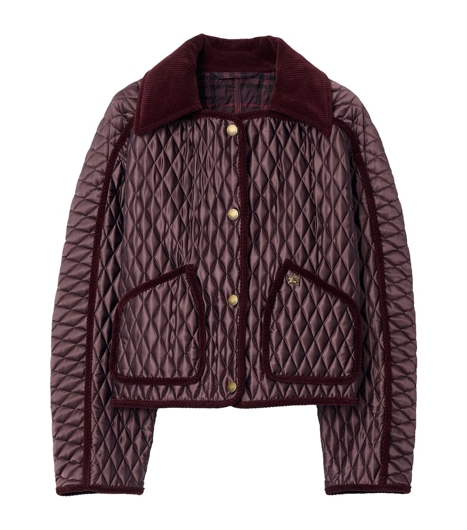 Quilted Cropped Floriston Jacket