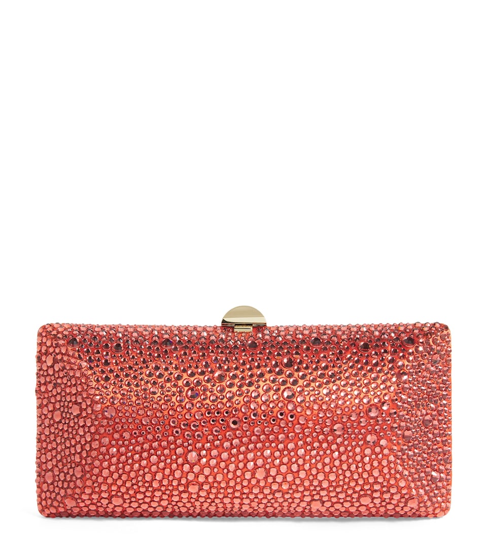 Silk Crystal Clutch Bag