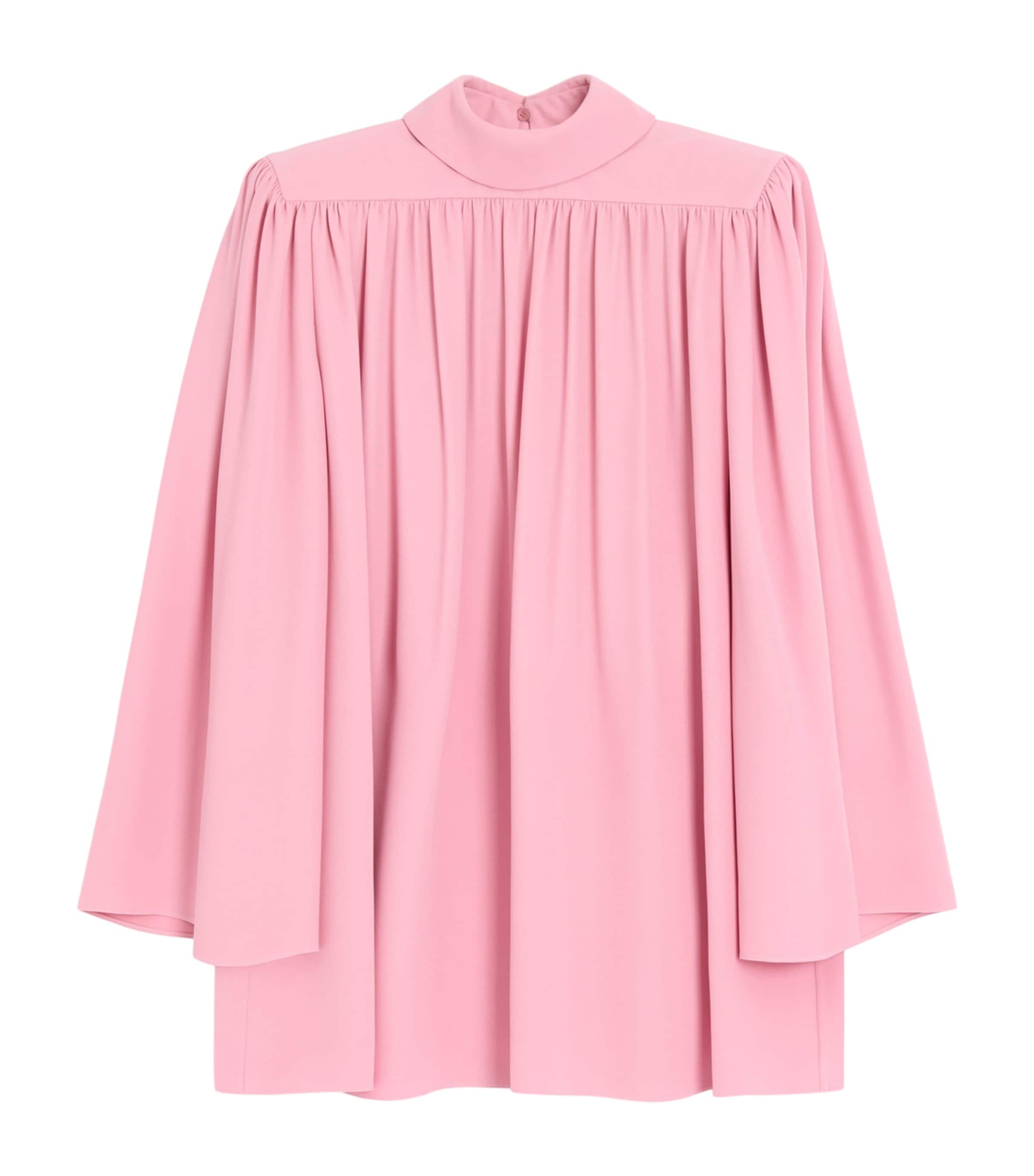Valentino Womens Silk Cady Couture Pleated Blouse