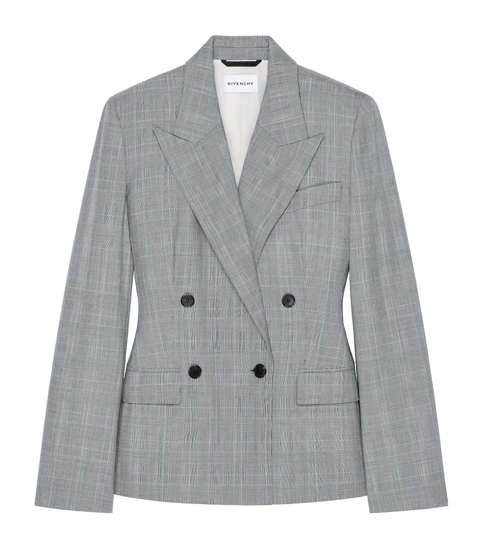 Givenchy Womens Wool Double-Breasted Blazer
