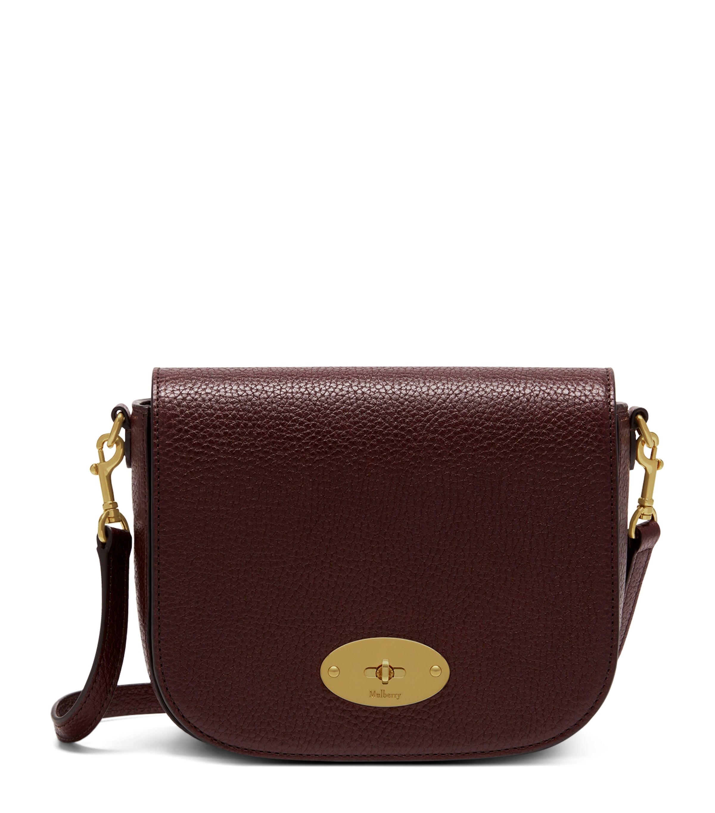 Mulberry Small Leather Darley Shoulder Bag Oxblood