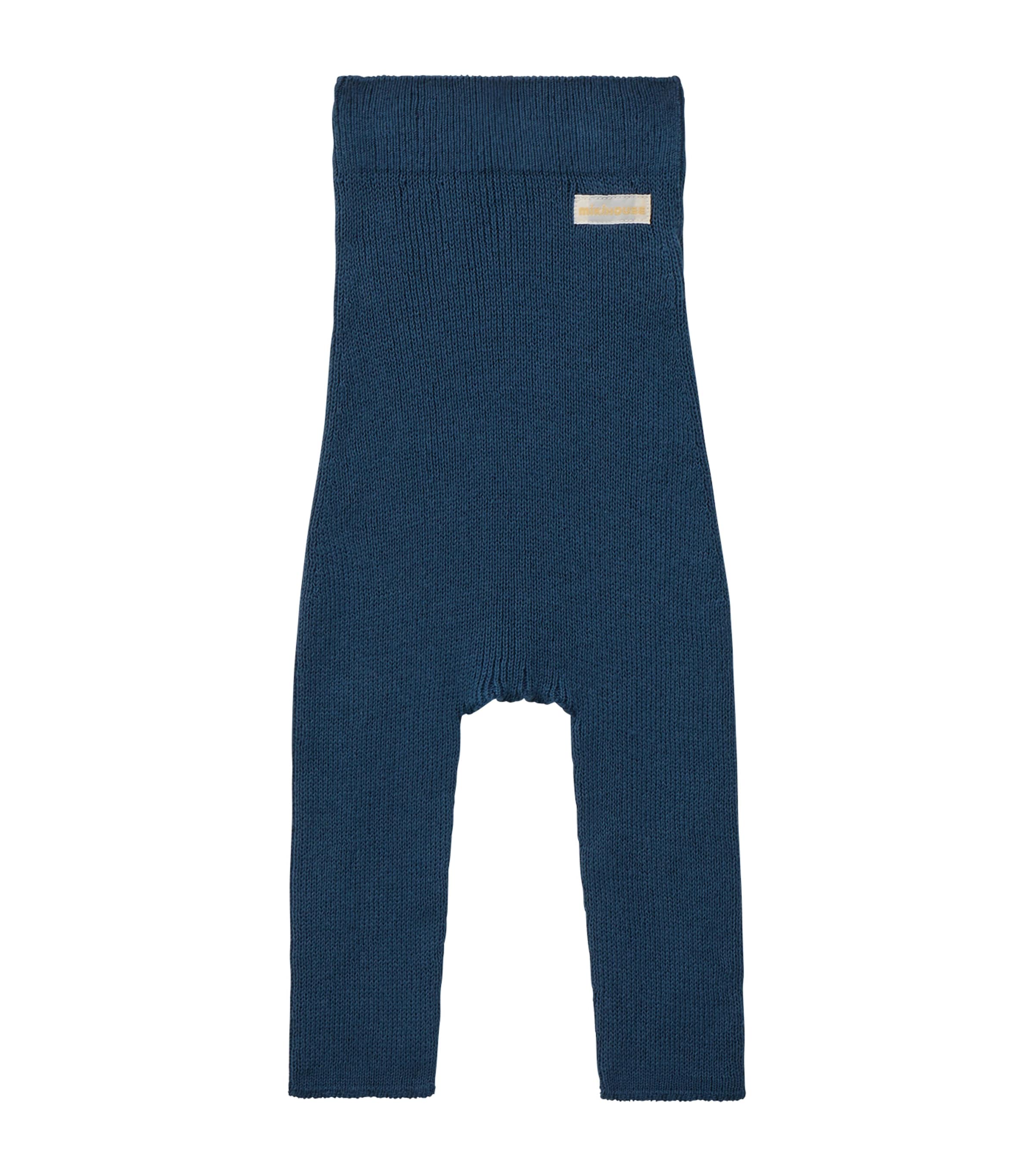 Miki House Cotton Knit Leggings (6 Months)