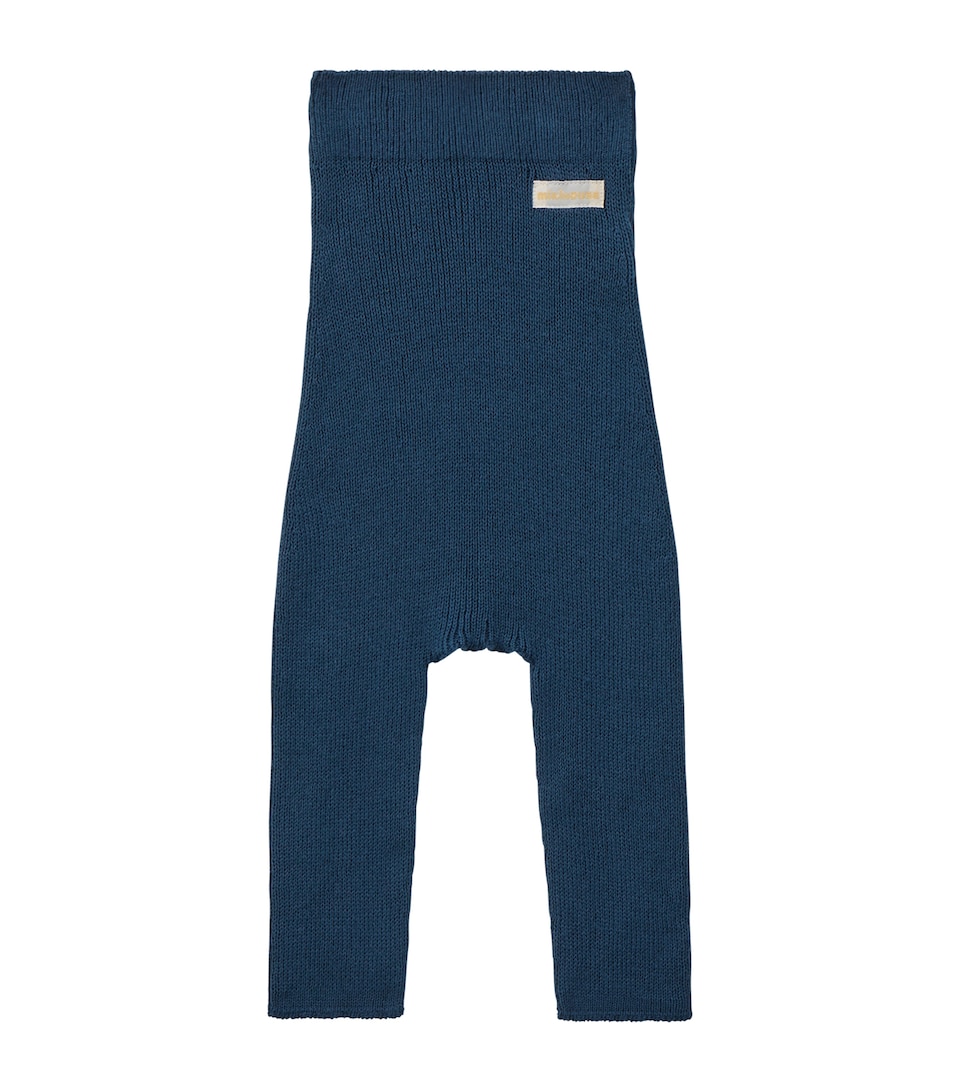 Miki House Cotton Knit Leggings (6 Months)