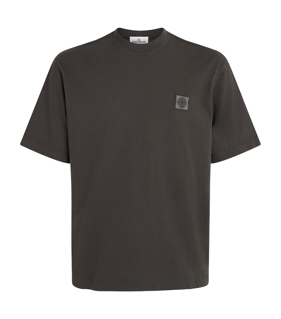 Stone Island Mens Cotton Logo T-Shirt
