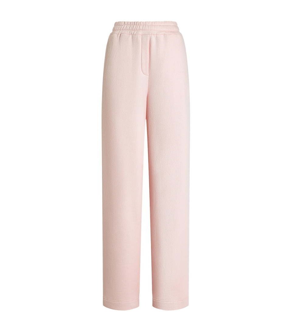 Dolce&Gabbana Womens Logo Pocket Straight Sweatpants Pink