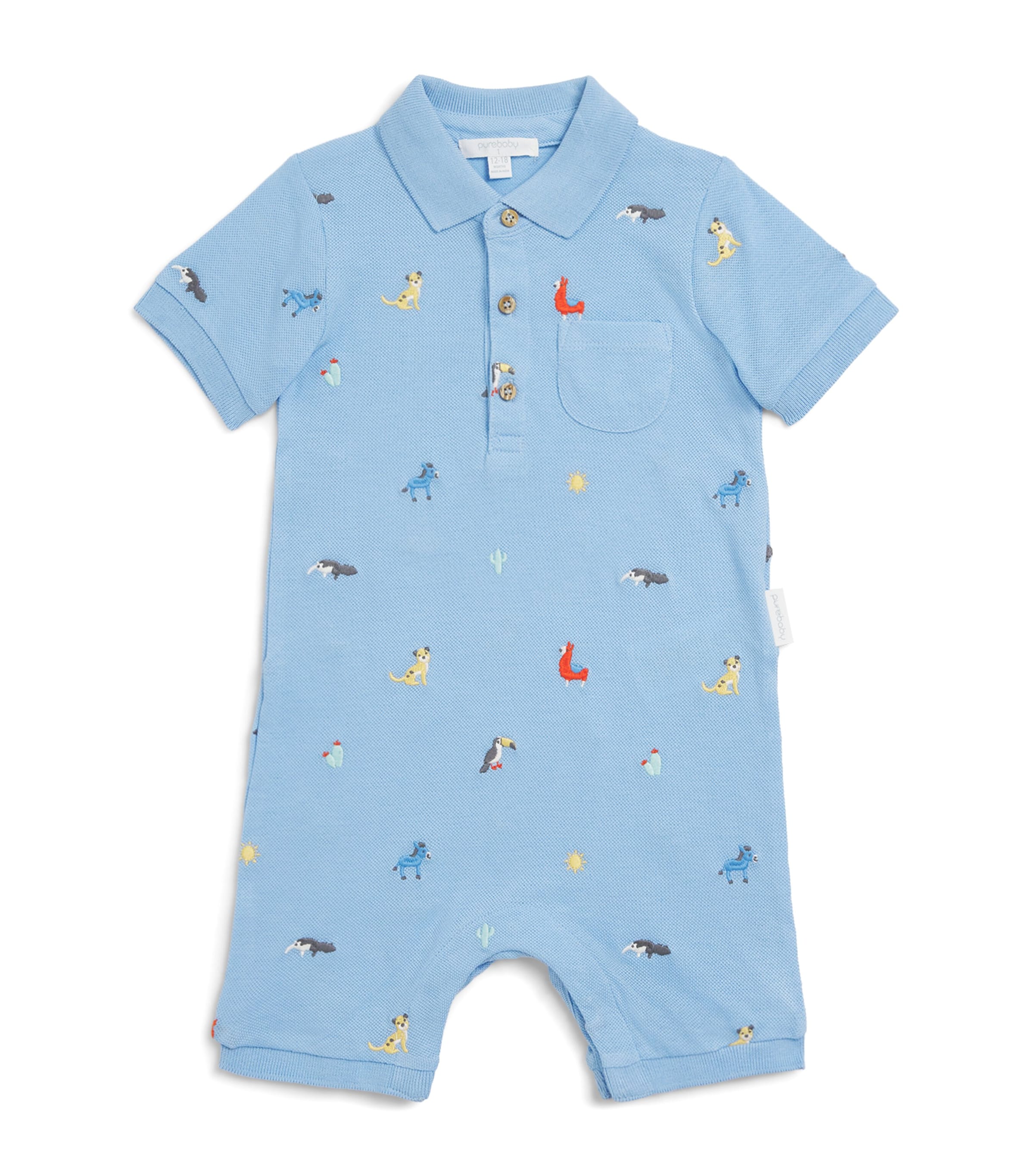 Organic Cotton Fiesta Playsuit (0-18 Months)